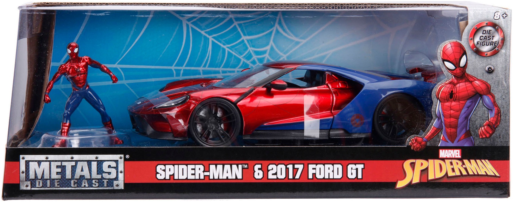 JADA Spielzeug-Auto »Marvel Spiderman 2017 Ford GT 1:24«