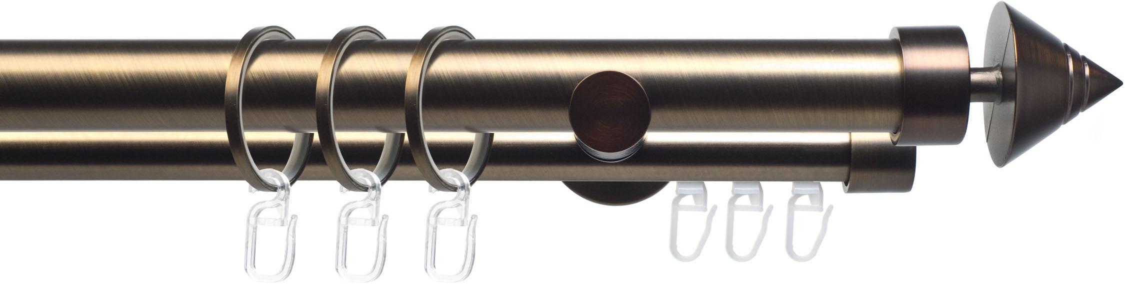 Liedeco Gardinenstange "CELKEGEL02SG2L" Ø 25 mm 2 läufig-läufig Fixmaß 2-lä günstig online kaufen