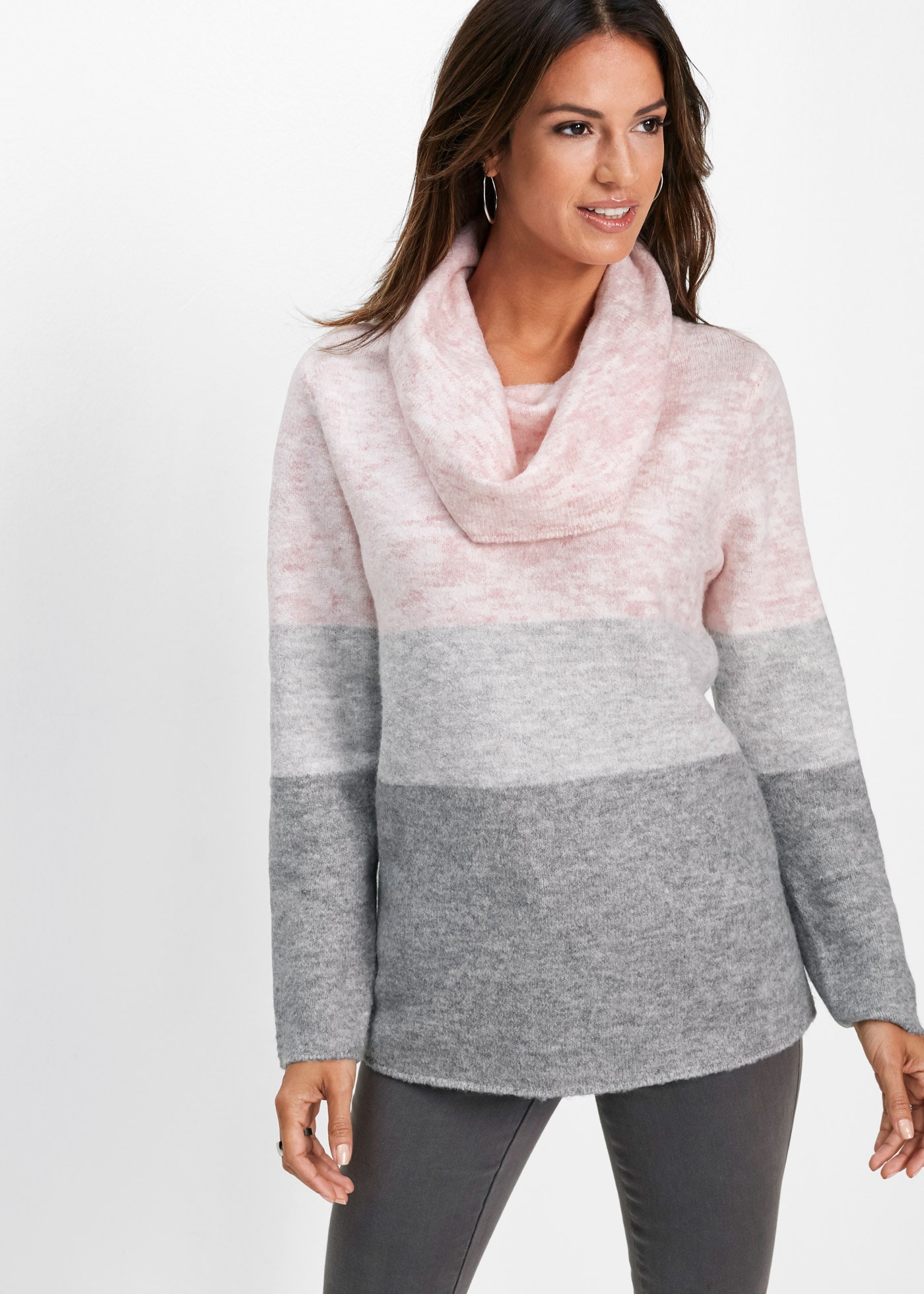 bonprix Rollkragenpullover "Rollkragenpullover" mit Elasthan-Anteil, mit Wa günstig online kaufen