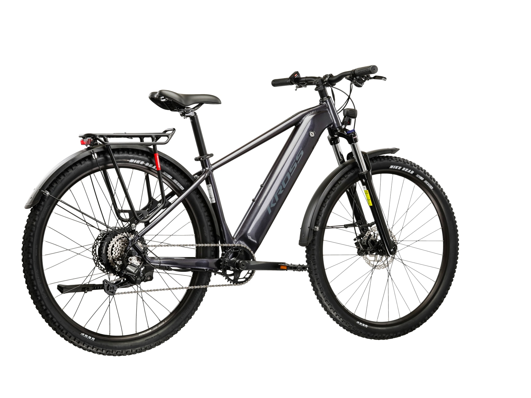 Kross »KROSS E-MTB Hexagon Boost 1.0 29 Zoll graphite 8 Gänge« 8 Gang Shimano ESSA U2000 Schaltwerk Kettenschaltung Heckmotor 250 W KROSS E-MTB Hexagon Boost 1.0 29 Zoll graphite 8 Gänge