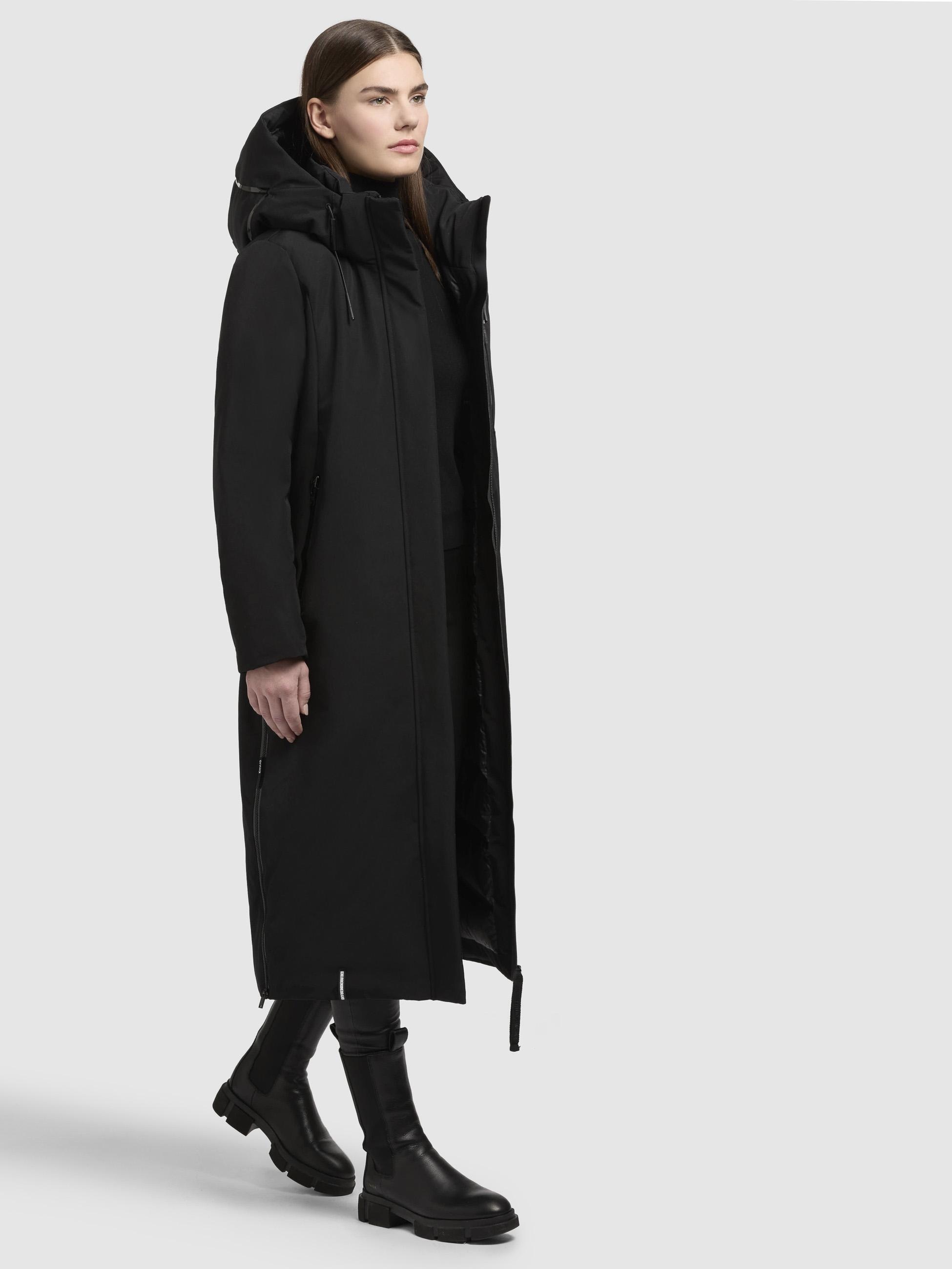 khujo Wintermantel »Lofi2«, Langer Damen Winterparka mit Kapuze