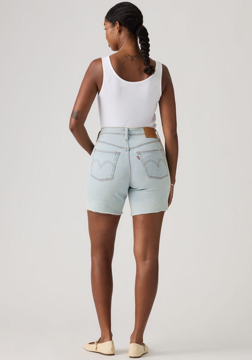 Levi's 501 Original Light Blue Denim Shorts Size 32 2