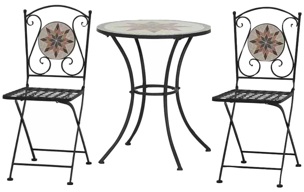 Siena Garden Garten-Essgruppe "Stella" 3 Stk. tlg. günstig online kaufen