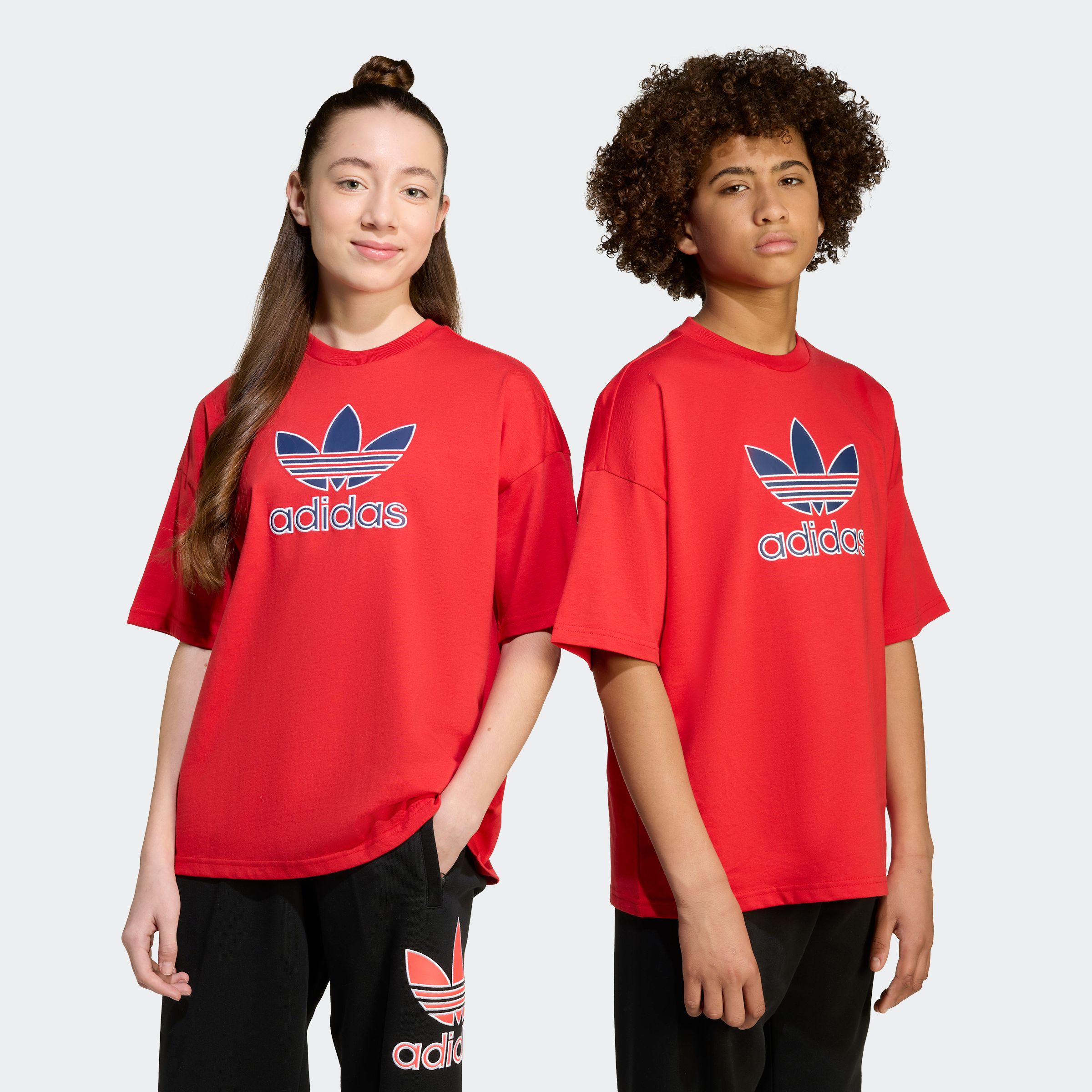 adidas Originals T-Shirt "OVERSIZE TREFOIL" lockerer und lässiger Schnitt, für Kinder, mit großem Trefoil-Logo