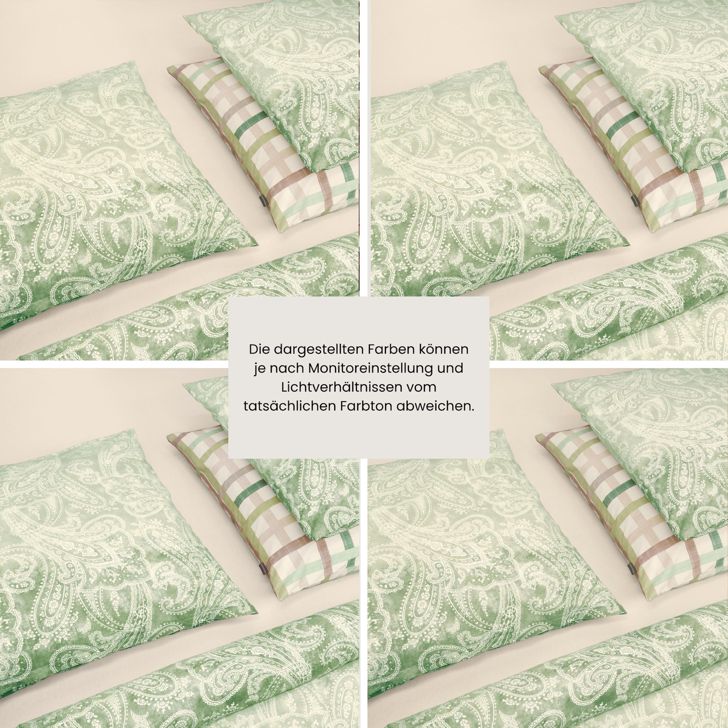 Schiesser Bettwäsche »Luiza aus weicher Baumwolle mit hübschem Karomuster« 2 Stk. OEKO-TEX® MADE IN GREEN