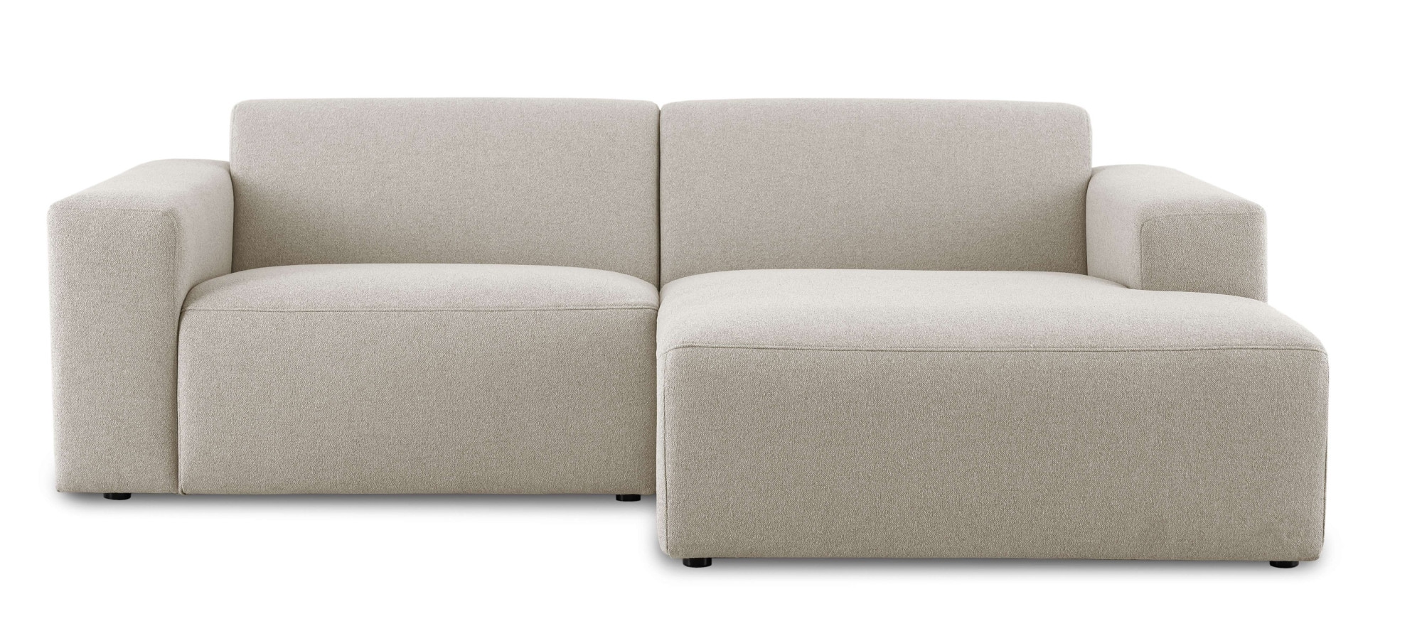 INOSIGN Ecksofa »Koa,228cm, L-Form, Modulsofa, Webstoff, Cord«, Designsofa, weicher Lounge-Sitzkomfort, Welleunterfederung, bodentief