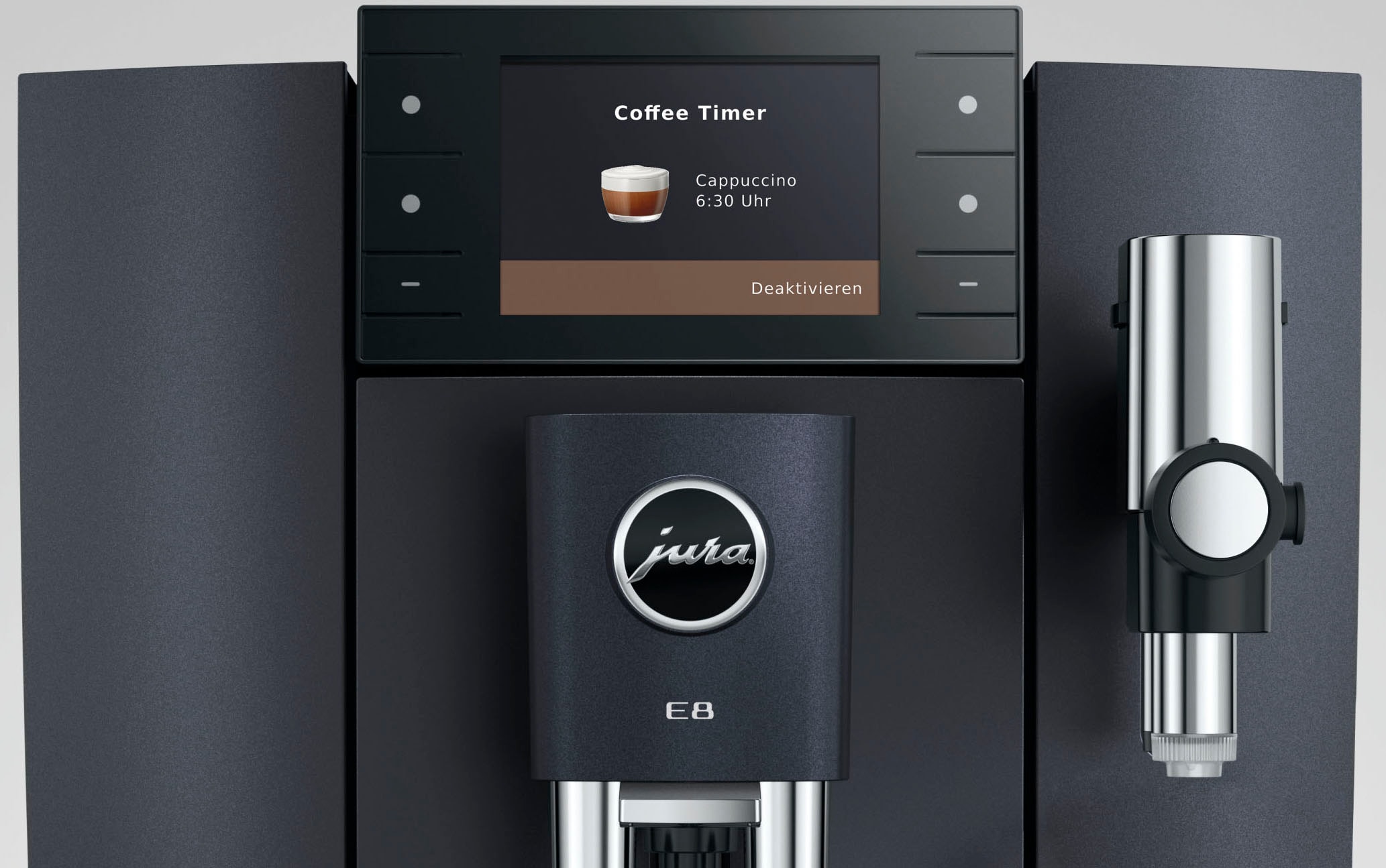 JURA Kaffeevollautomat »15749 E8 Cosmic Black (ED)«