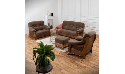 Max Winzer® Sessel »Texas«, mit dekorativem Holzgestell kaufen