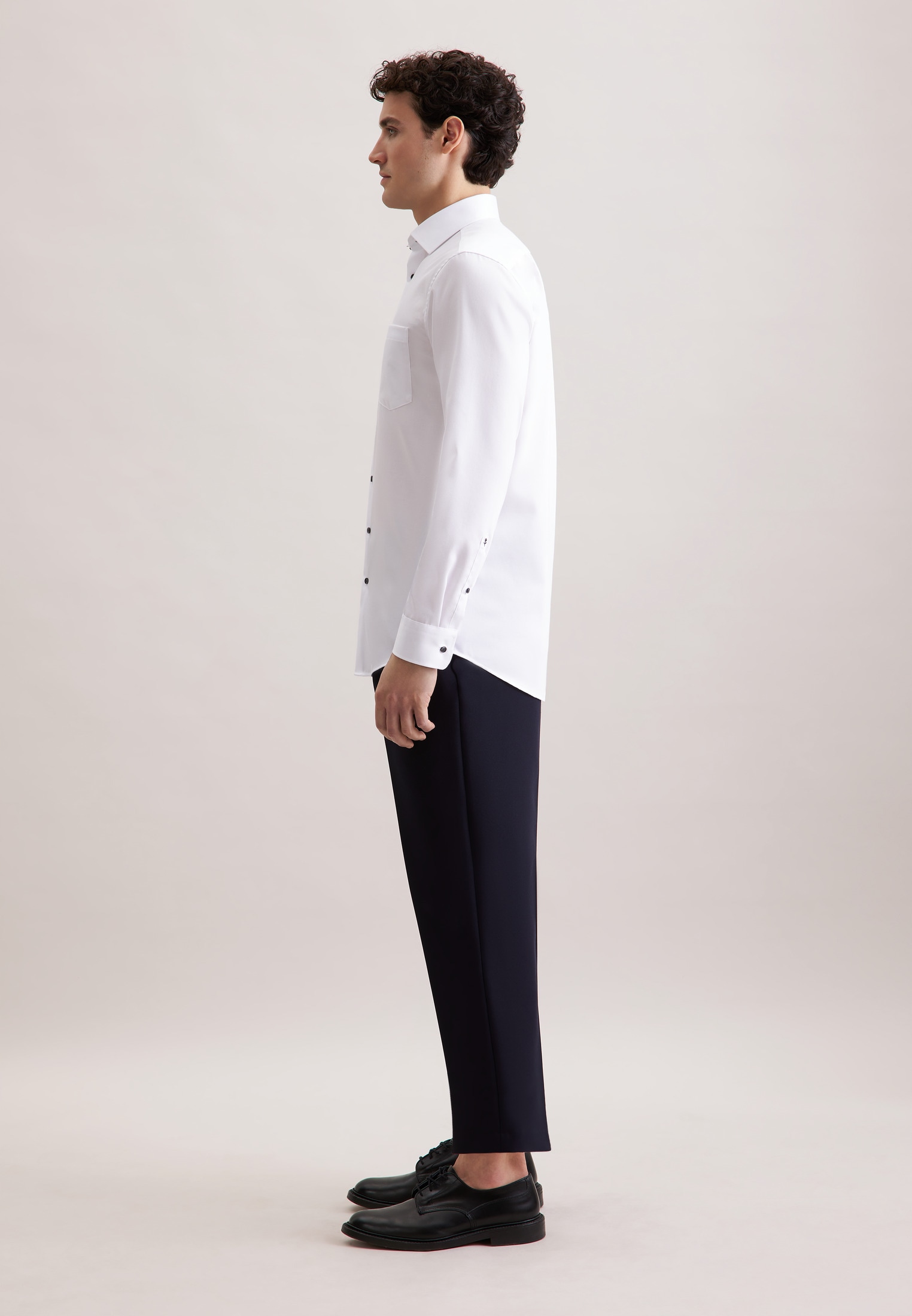 seidensticker Businesshemd »Regular« Regular 1/1 Kentkragen Uni