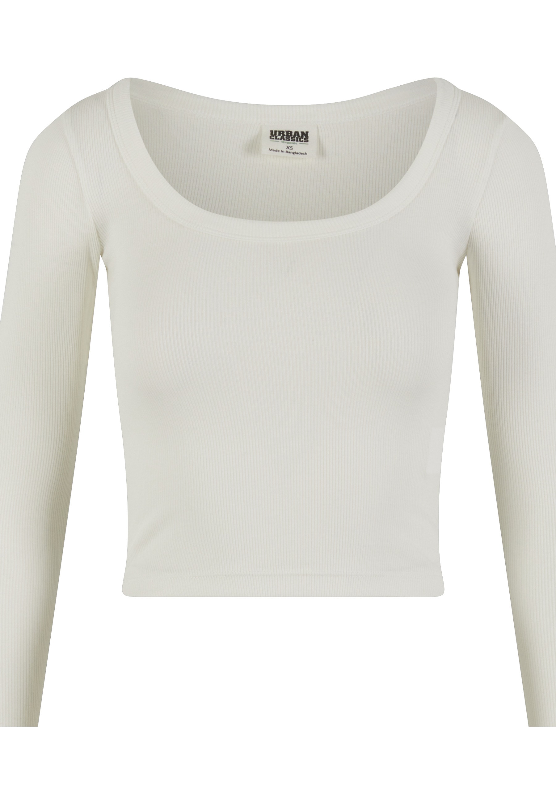 URBAN CLASSICS Longsleeve "Urban Classics Ladies Rib Jersey Wide Neck Longsleeve" 1