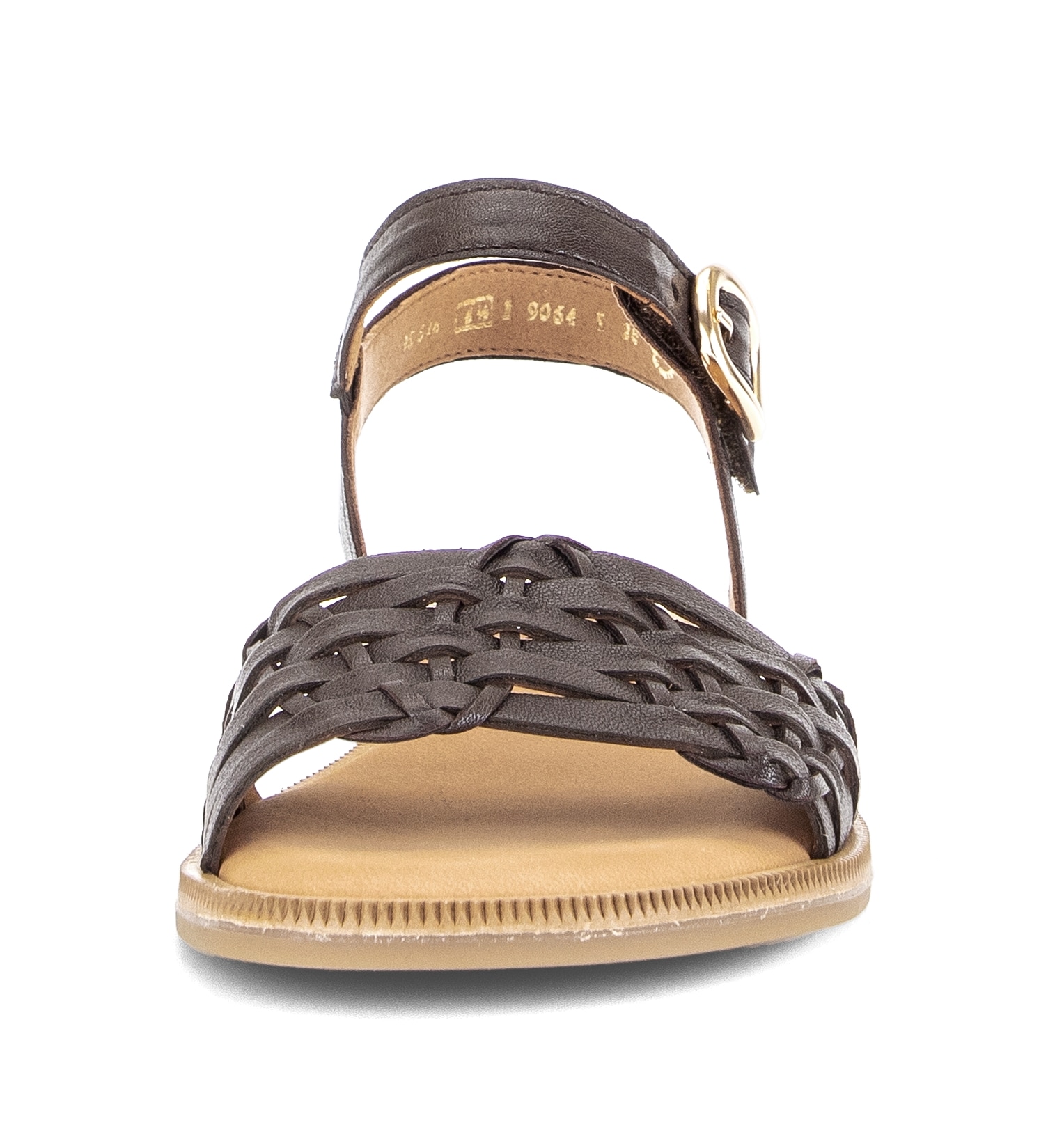 Gabor Riemchensandale  , Blockabsatz, Sommerschuh, Sandalette mit Bandage in Flechtoptik