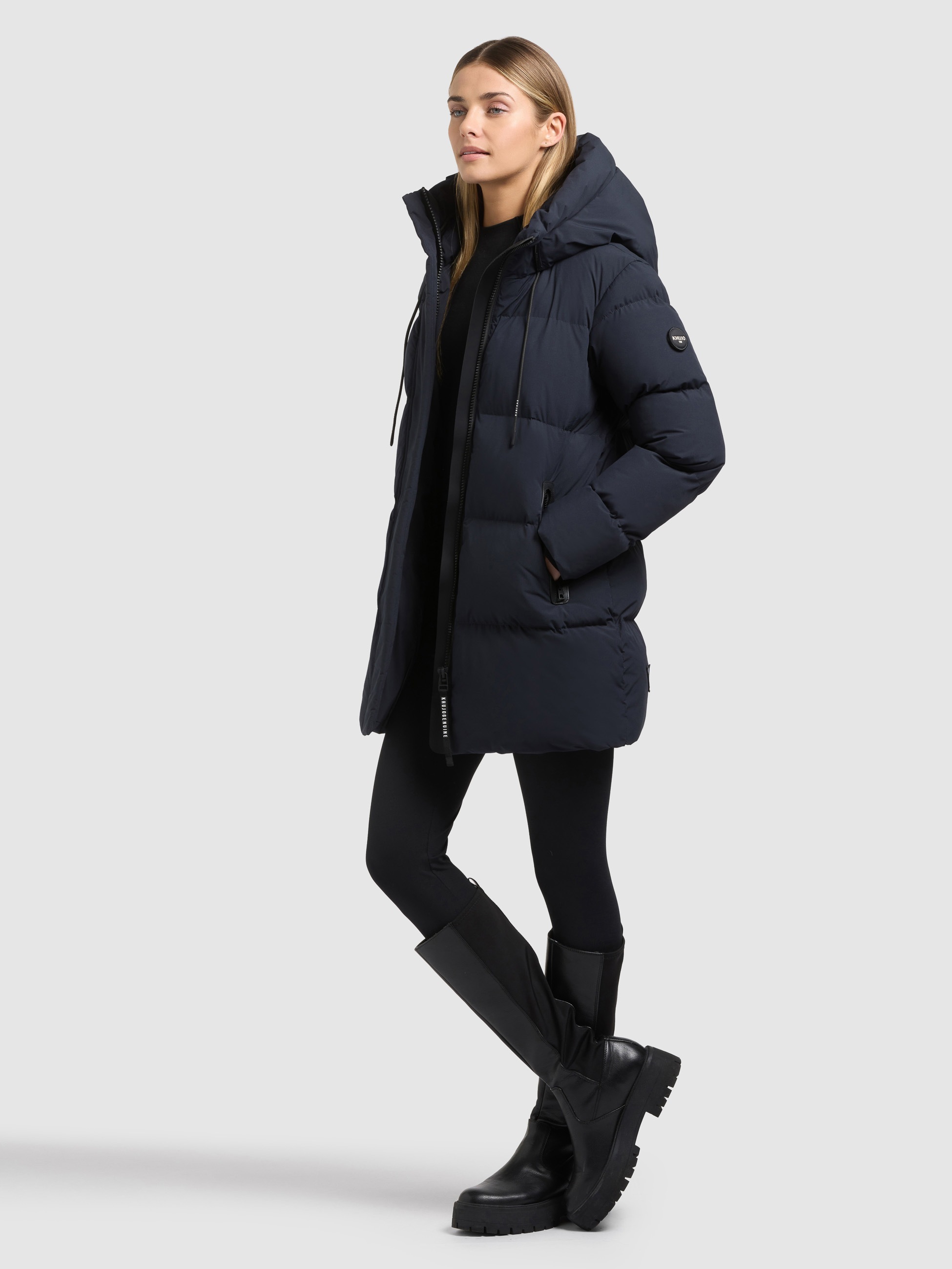 khujo Steppjacke »DROWN2 MATT« Taschenbeutel mit Fleece