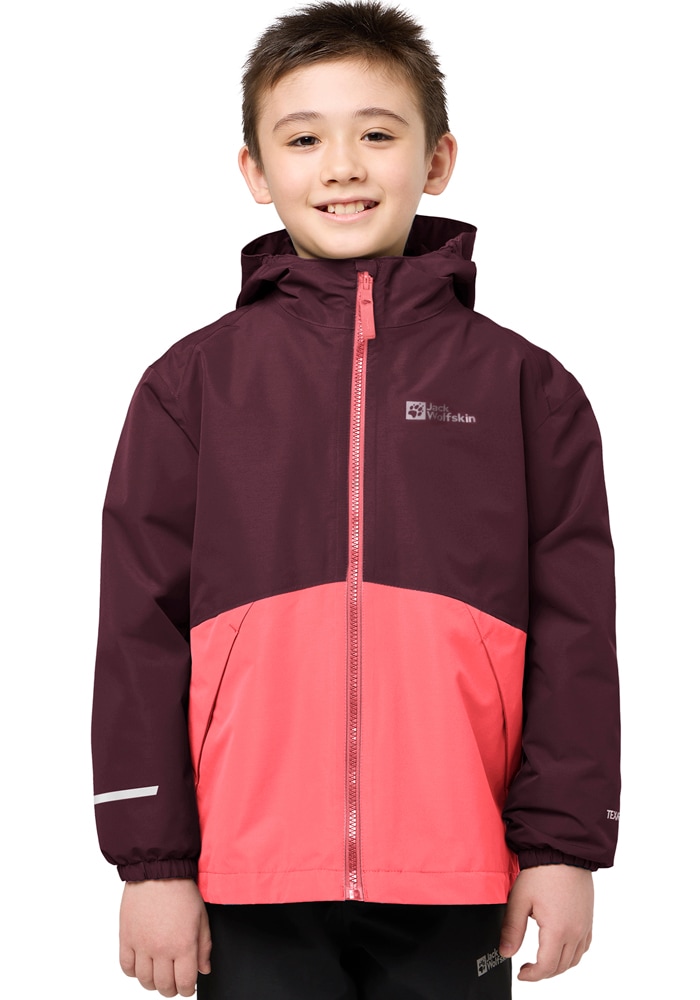 Jack Wolfskin 3-in-1-Funktionsjacke »ICELAND 3IN1 JACKET K«, mit Kapuze, 3in1, wasserdicht, Übergangsjacke
