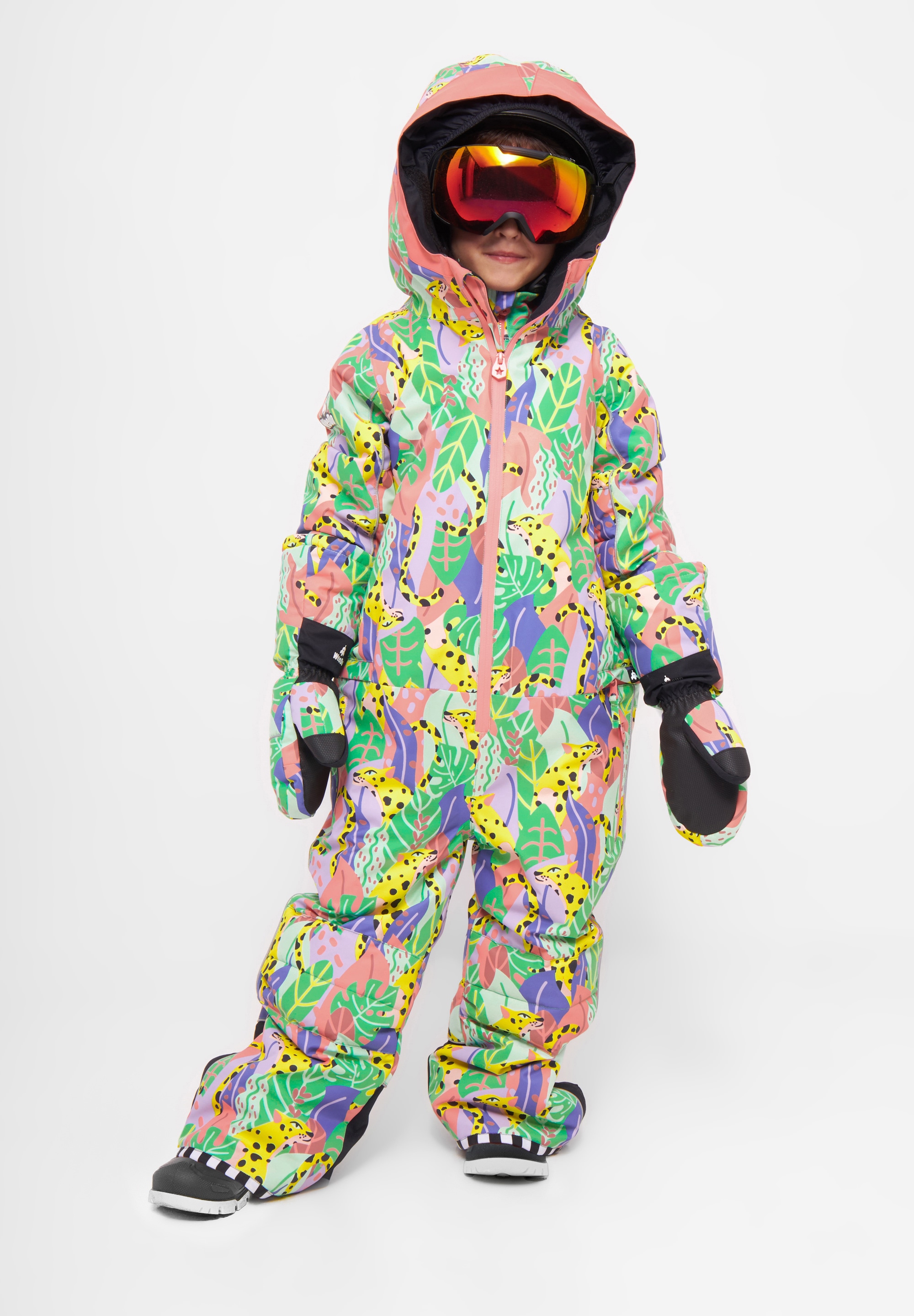 WeeDo Schneeoverall »COSMO CANDY JUNGLE«, Mitwachsender Schneeanzug