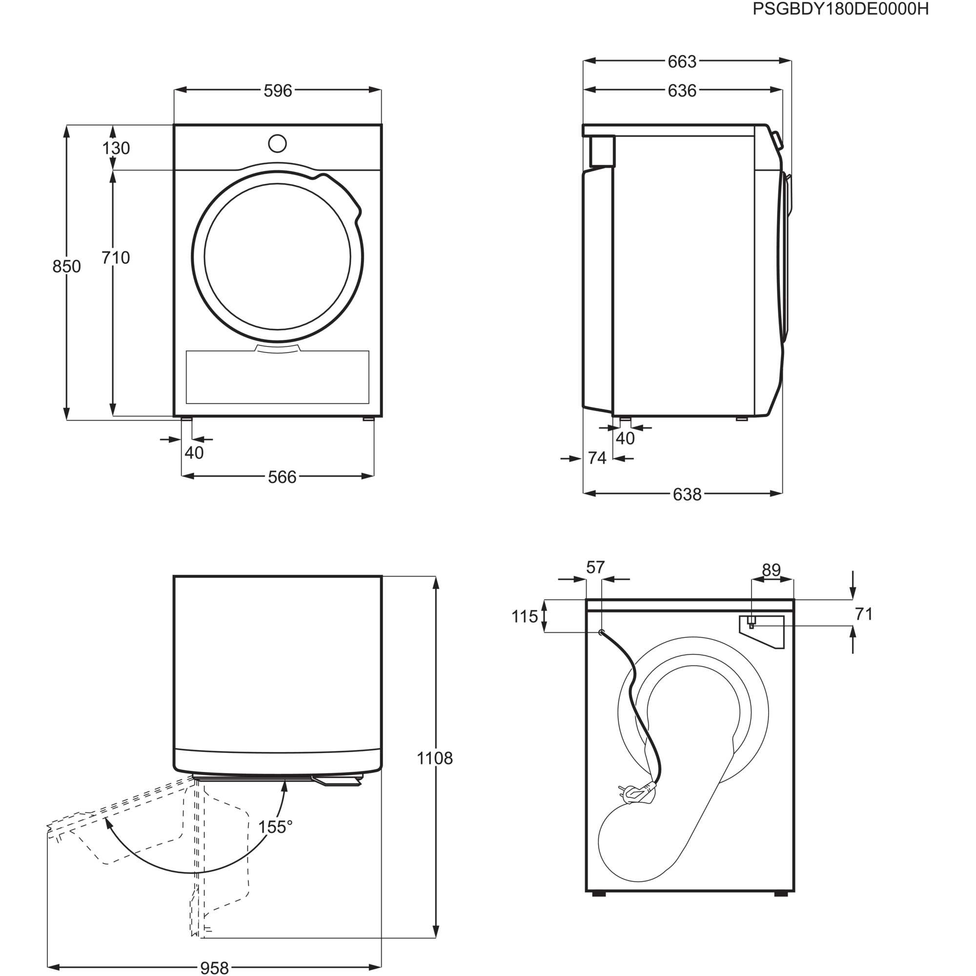 AEG Wärmepumpentrockner »TR7TC86«, 7000, 8 kg, ProSense® Mengenautomatik: Spart Zeit und Energie