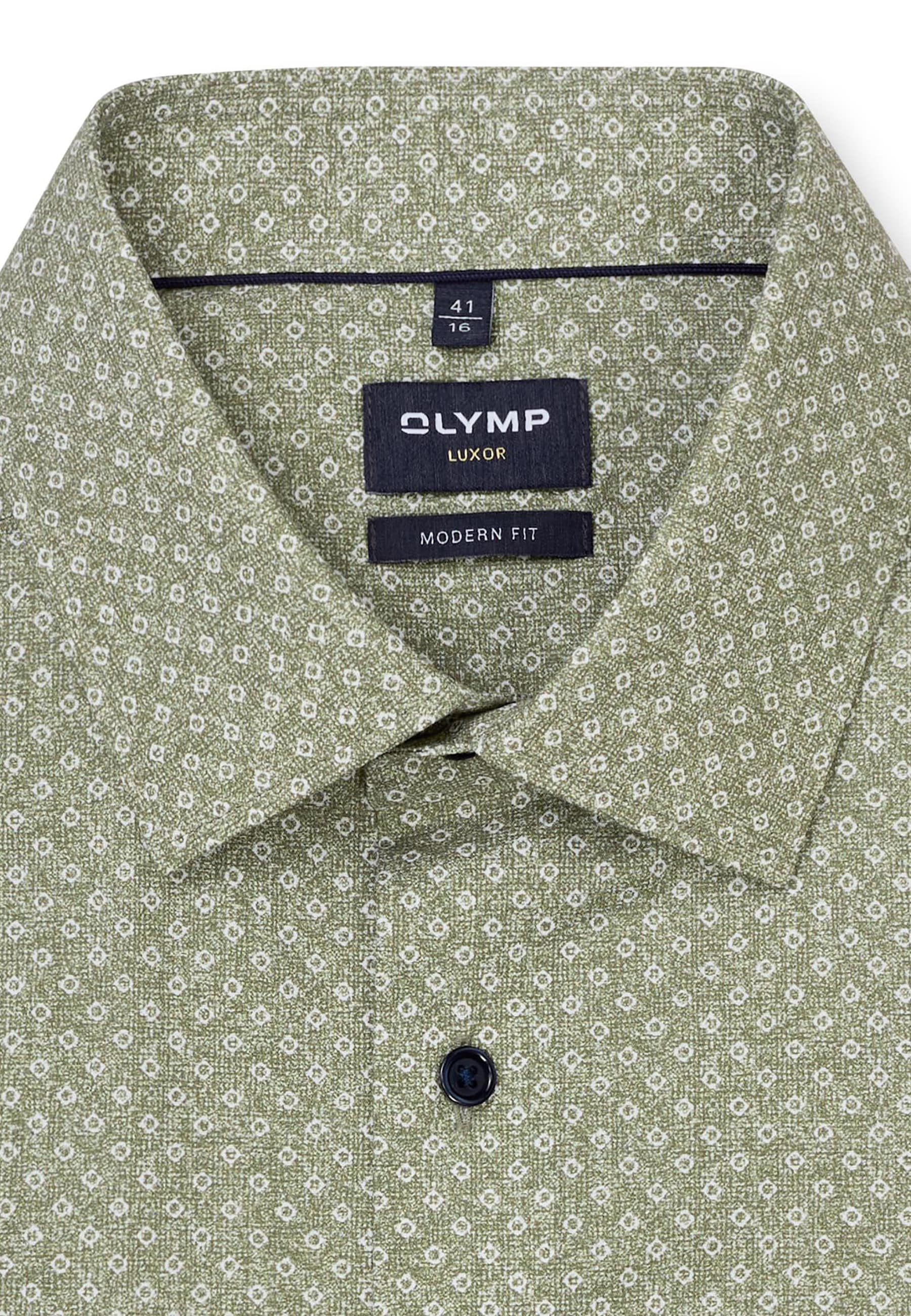 OLYMP Langarmhemd »Luxor« Businesshemd, modern fit, New-Kentkragen