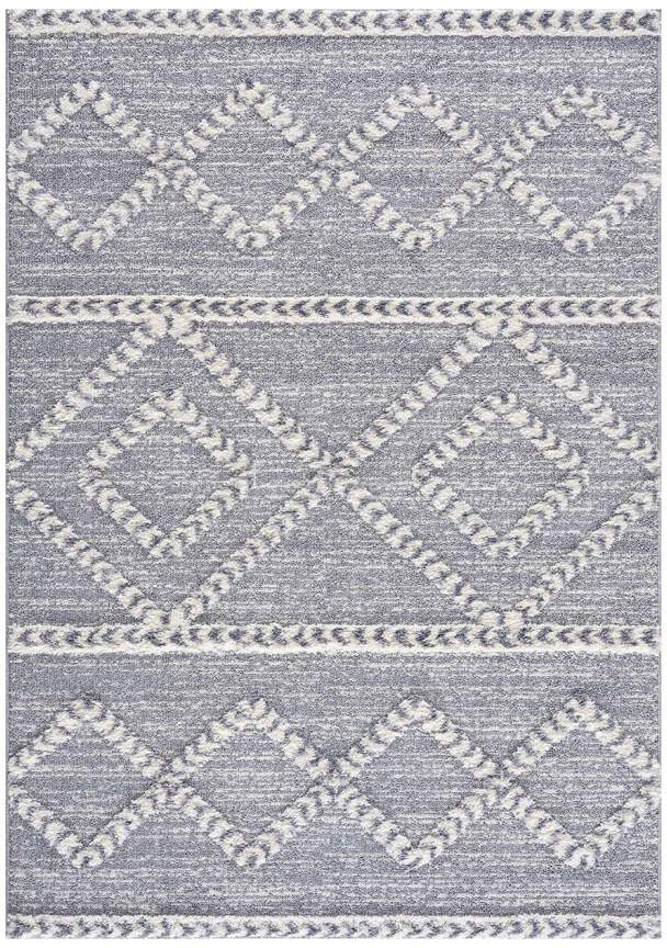 Carpet City Hochflor-Teppich »Focus 3022«, rechteckig, 20 mm Höhe, Läufer, Boho, Hochtief-Muster/ 3D-Effekt, für Wohnzimmer, Schlafzimmer