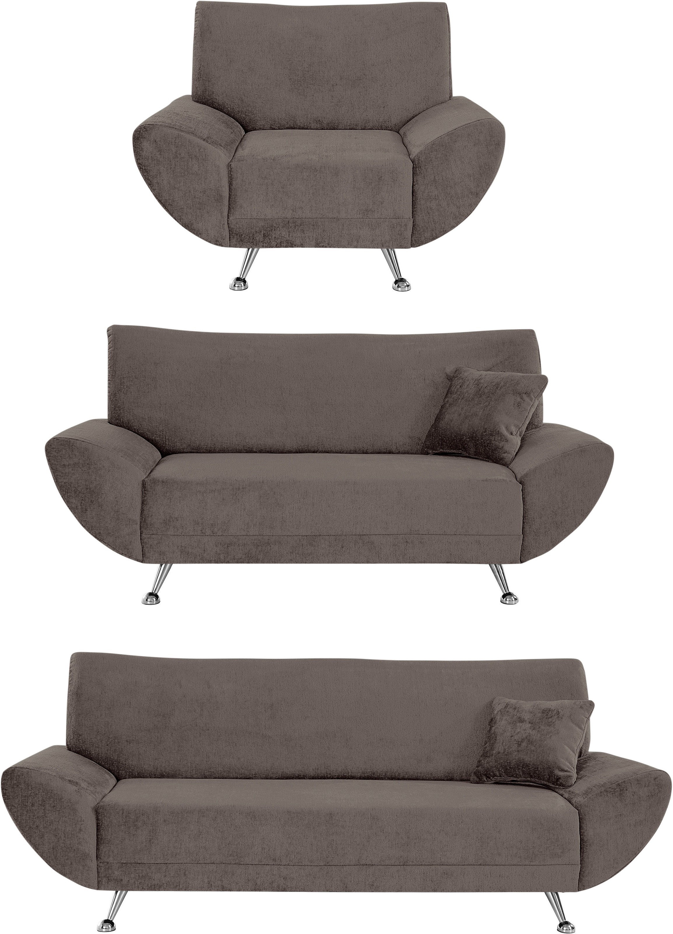 INOSIGN Polstergarnitur "Saltare elegant und komfortabel, OTTOs Choice", (3 günstig online kaufen