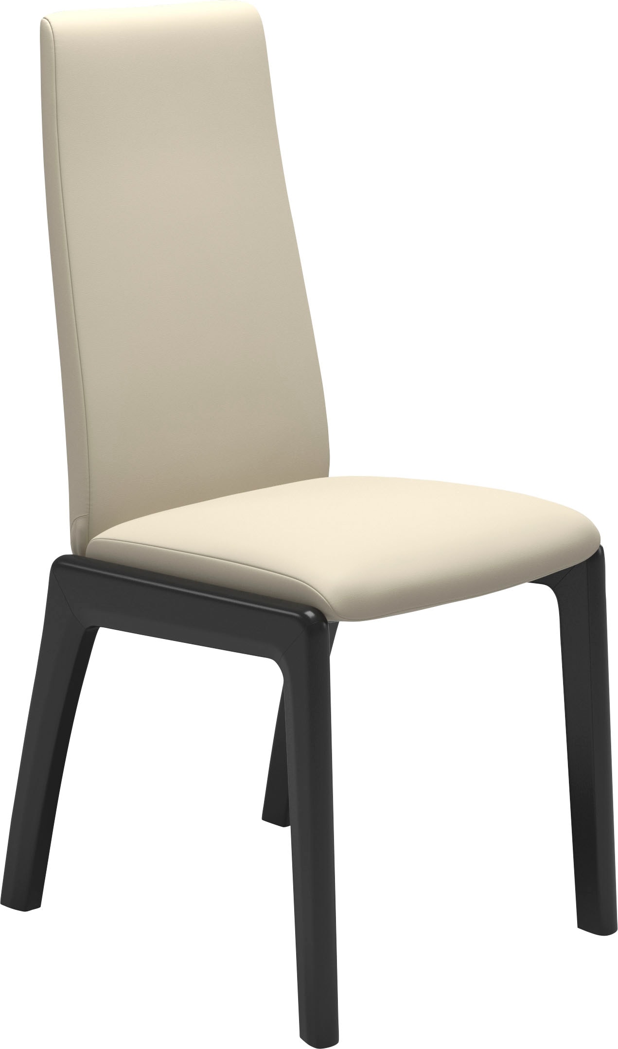 Stressless® Polsterstuhl »Laurel«, Leder BATICK, Low Back, Größe L, mit abgerundeten Beinen in Schwarz