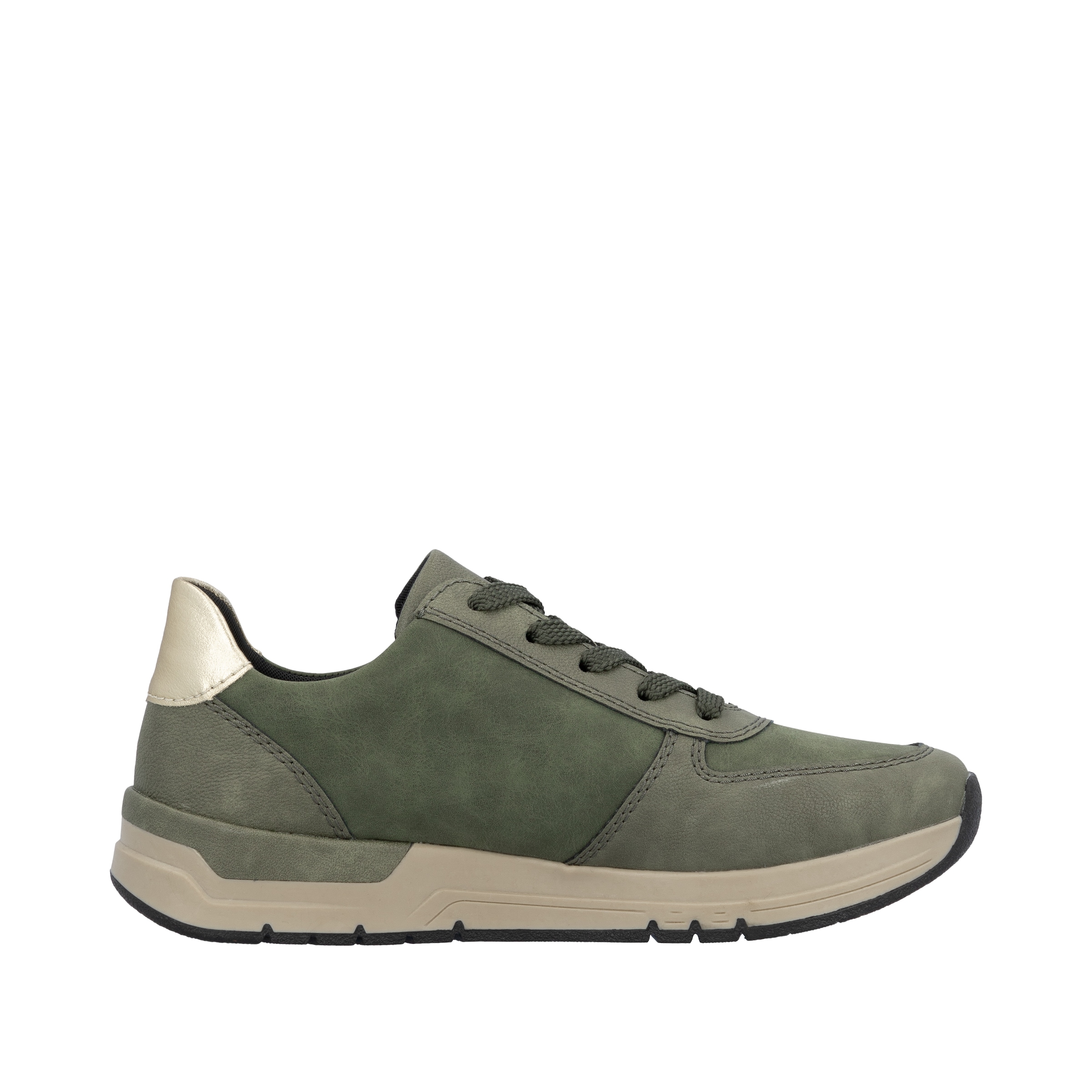 Rieker Sneaker, Freizeitschuh, Schnürschuh, Halbschuh mit modischen Akzenten