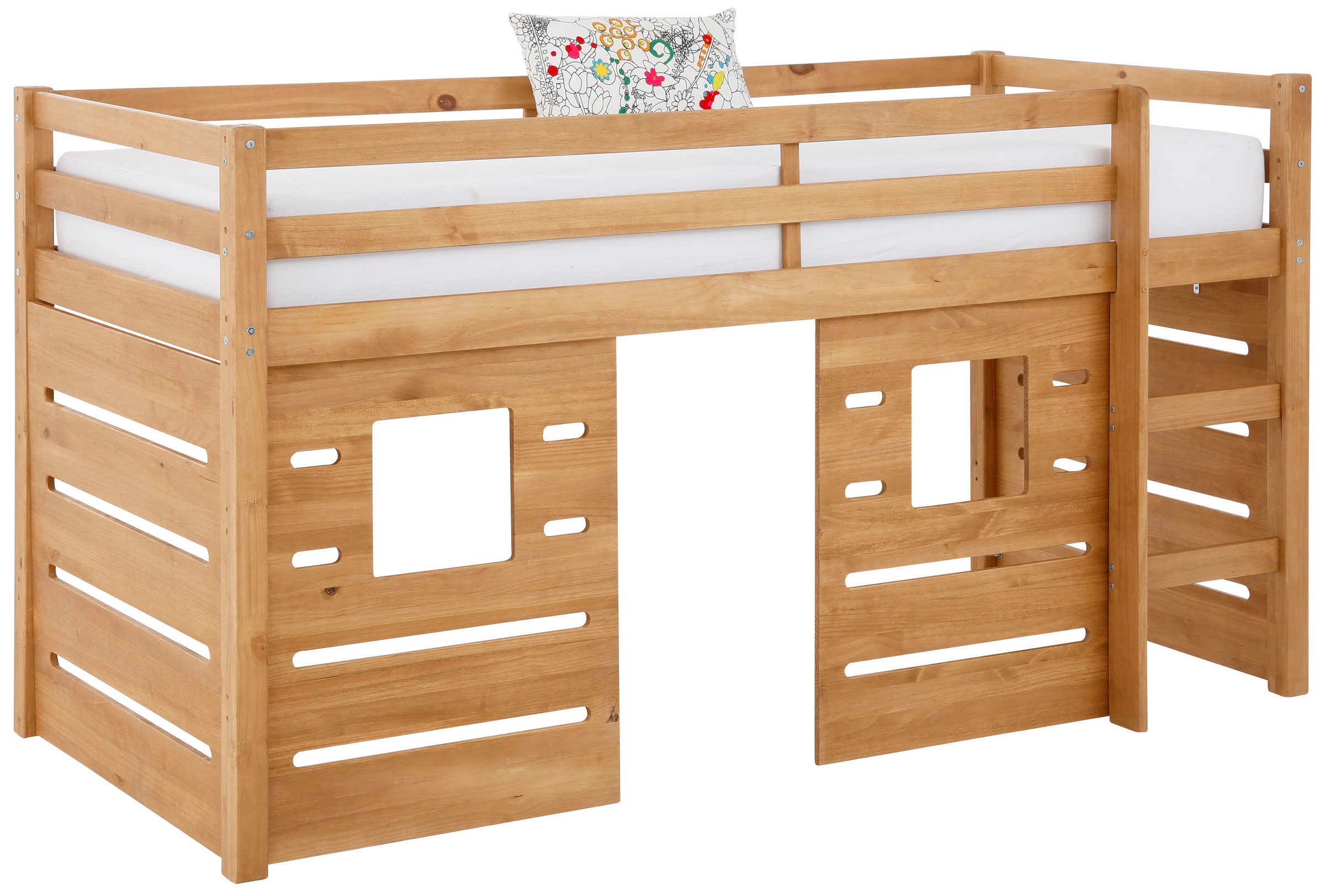 OTTO home Hochbett "Alpi" aus Kiefernholz, inklusive Leiter und Panel, Auße günstig online kaufen