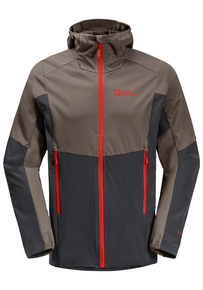 Jack Wolfskin Outdoorjacke »BRISSTAL HOODY M«, mit Kapuze