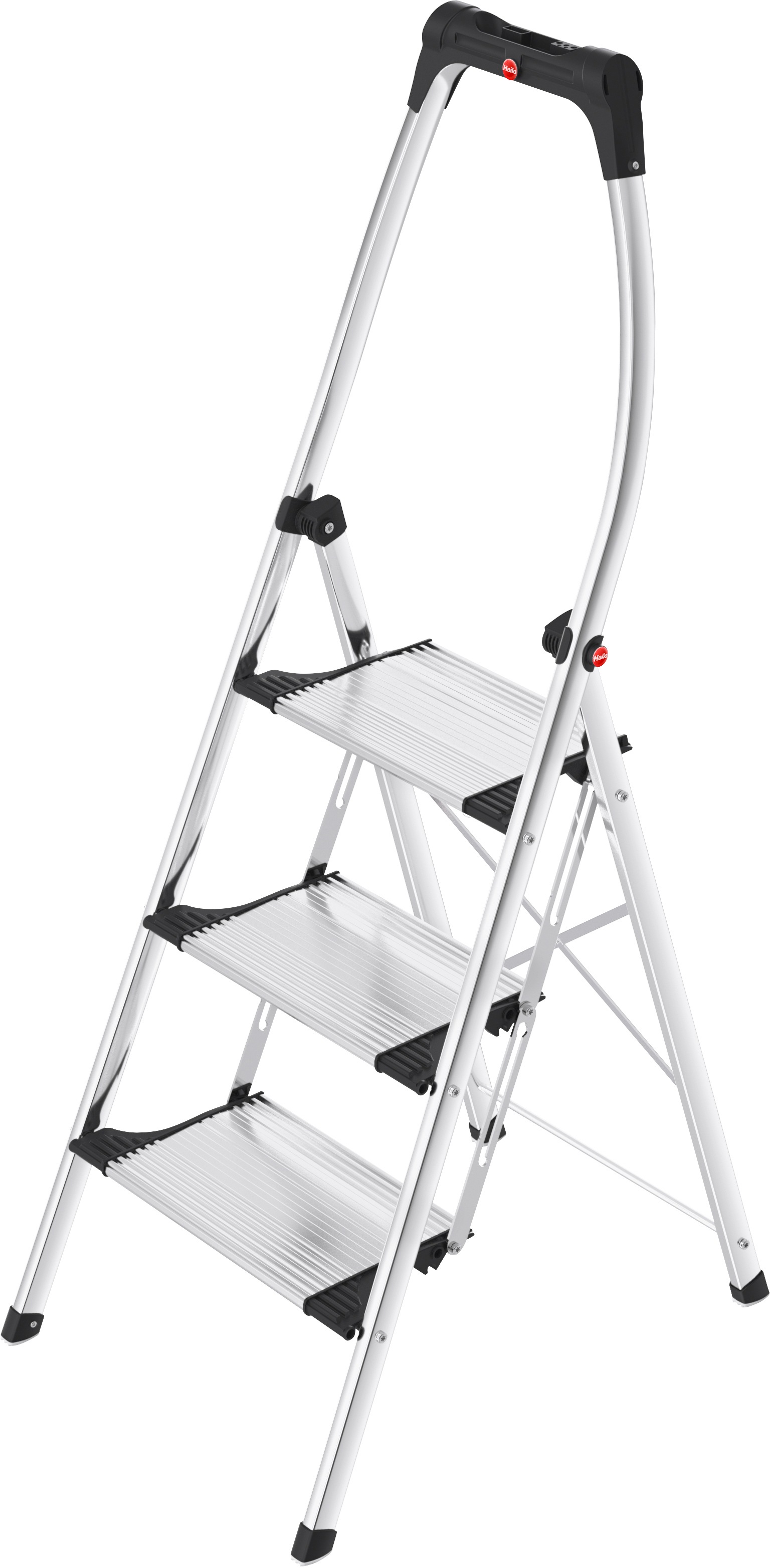 Hailo Klapptritt "Trittleiter - K100 TopLine, aus Aluminuim und Kunststoff" günstig online kaufen