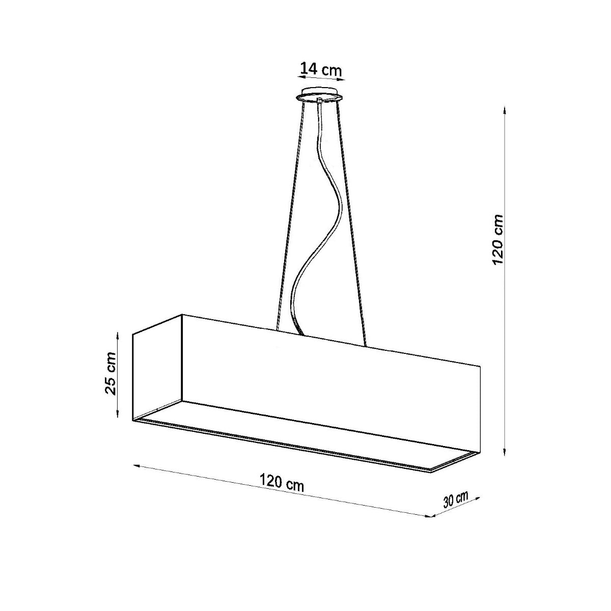 SOLLUX lighting Pendelleuchte »SANTA«, für Leuchtmittel 5 x E27 | ohne Leuchtmittel, Slush -Einstellung