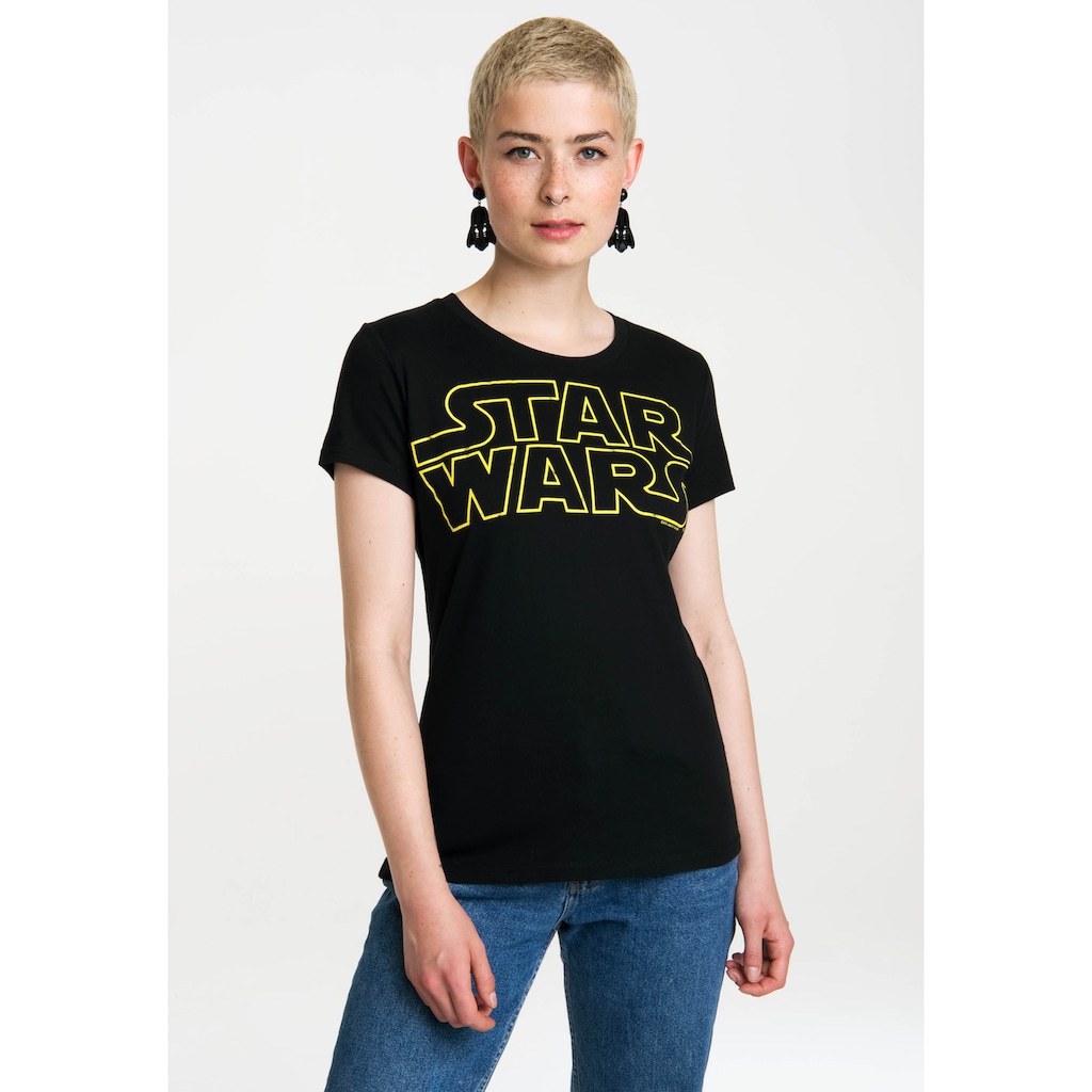 LOGOSHIRT T-Shirt »Krieg der Sterne - Star Wars«, mit coolem Frontprint