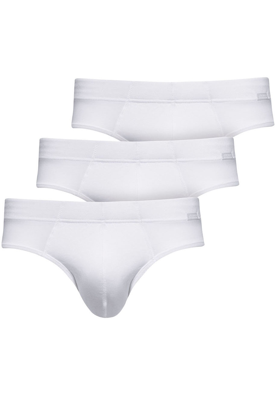 JOCKEY Herren Slip "Cotton +", Gr. XXL, weiß, Single Jersey, Obermaterial: 60% Baumwolle, 35% Lyocell, 5% Elasthan, unifarben, Unterhosen, ohne