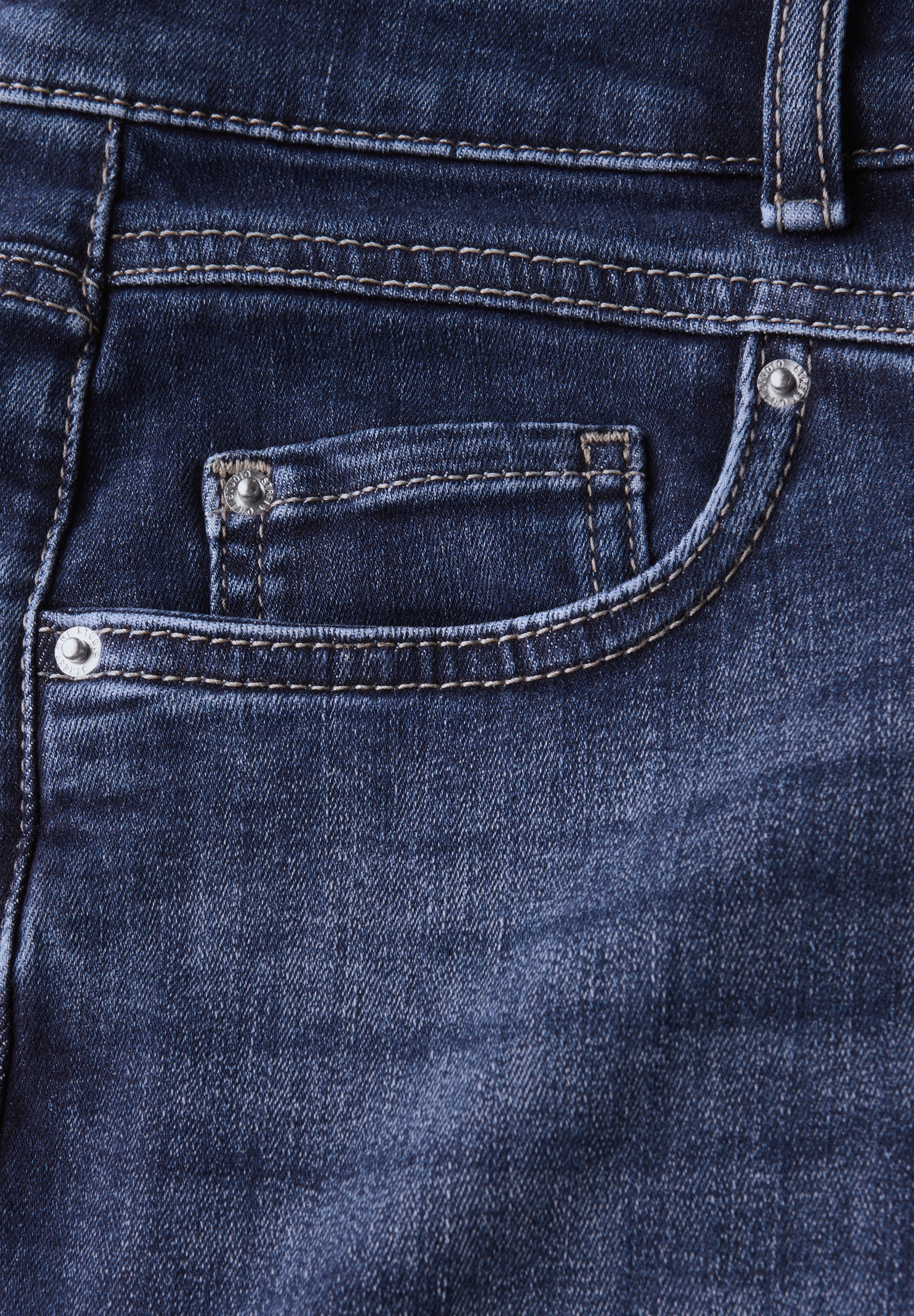 STREET ONE STUDIO Gerade Jeans, Middle Waist