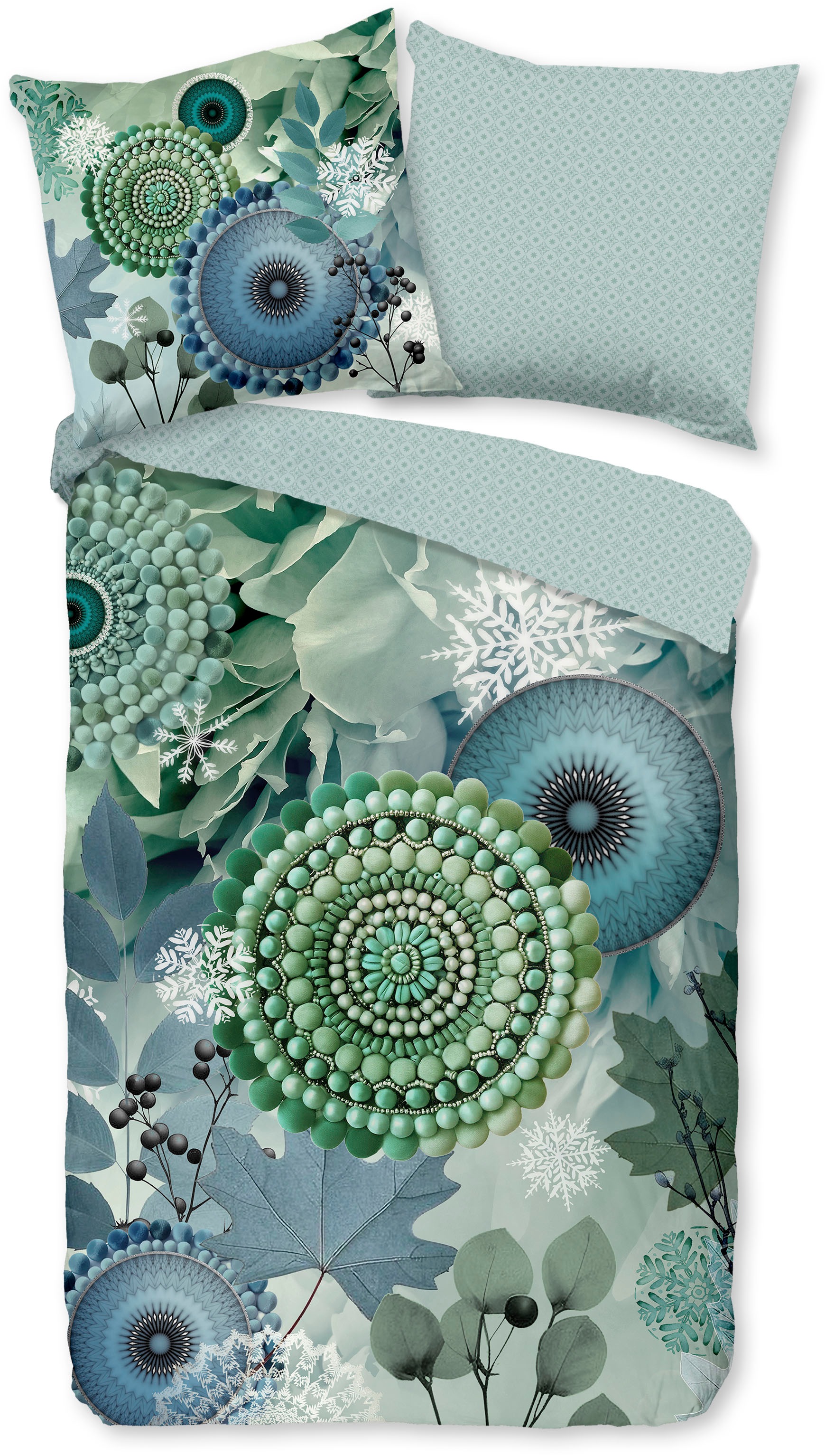 hip Wendebettwäsche "Iselin" 2 Stk. Flanell, Biber, Winter, Warm, Reißversc günstig online kaufen