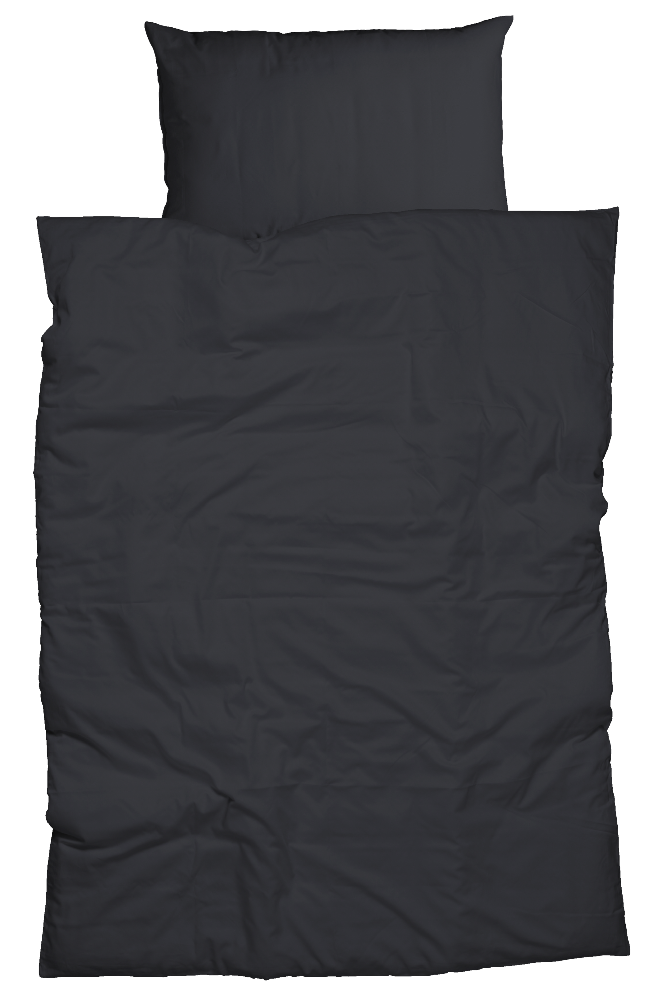 Bettwäsche CASATEX, grau, Satin, Obermaterial: 100% Baumwolle, Bettwäsche, "Uni", Uni Design, Reißverschluss, tolle Farben