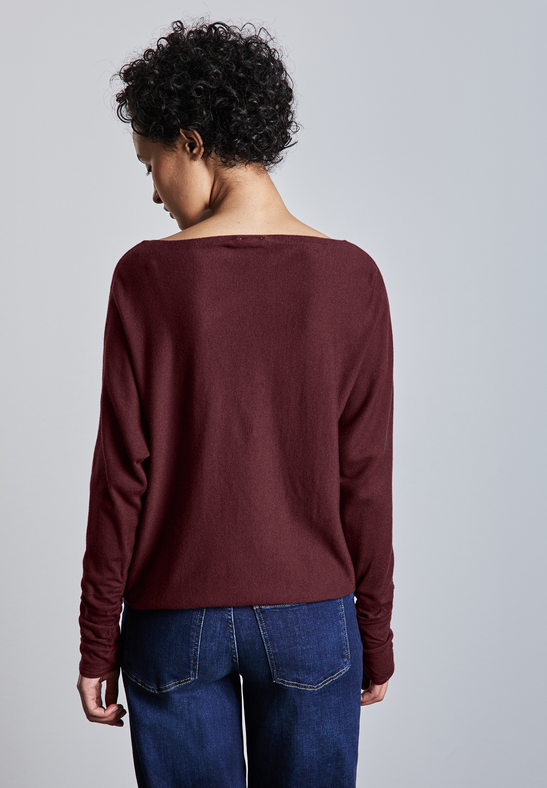 STREET ONE Strickpullover, aus softem Materialmix