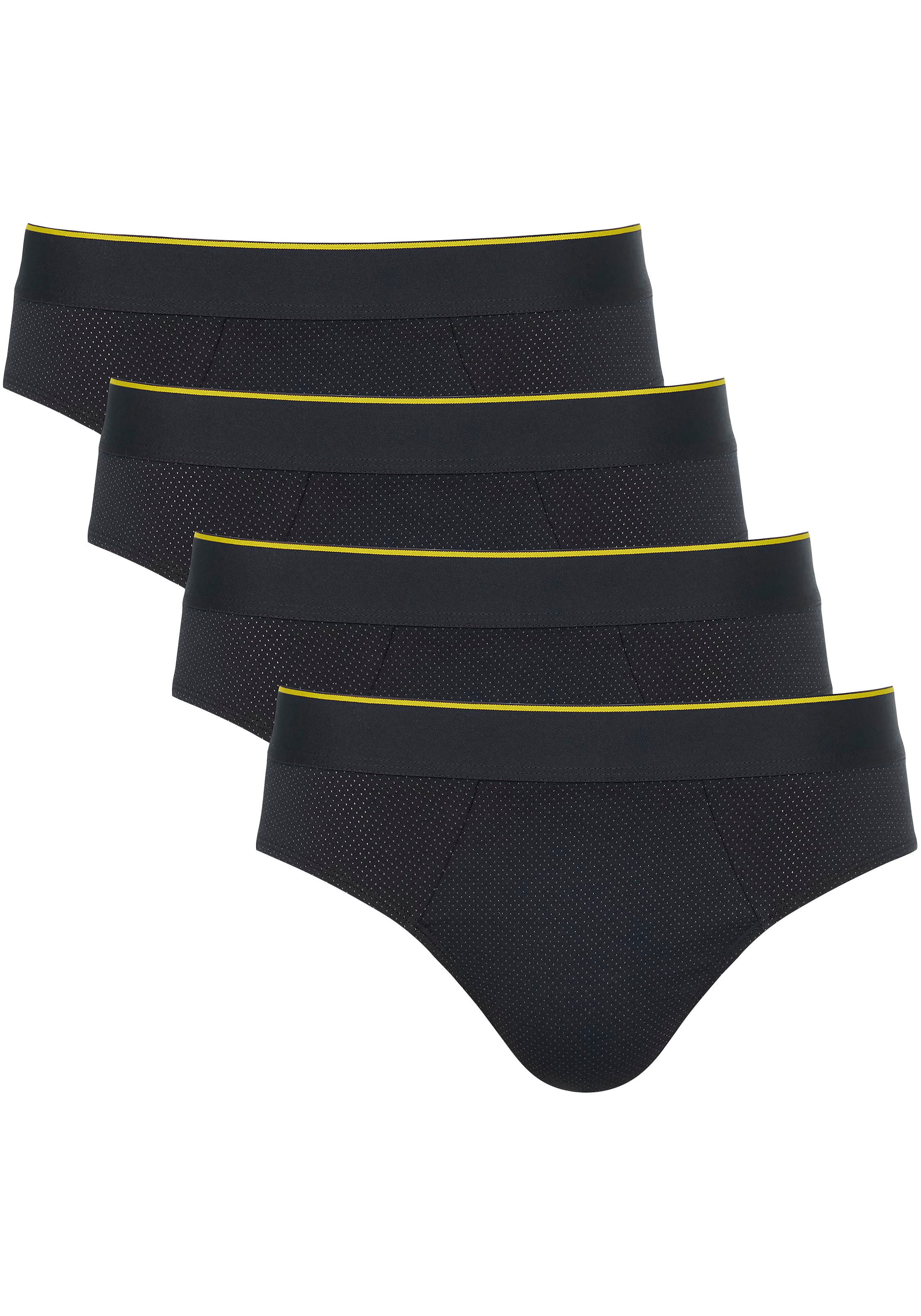 sloggi Midislip "men EVER Airy Brief 4P", (4er-Pack), Atmungsaktives Mesh, Herrenslip, Brief