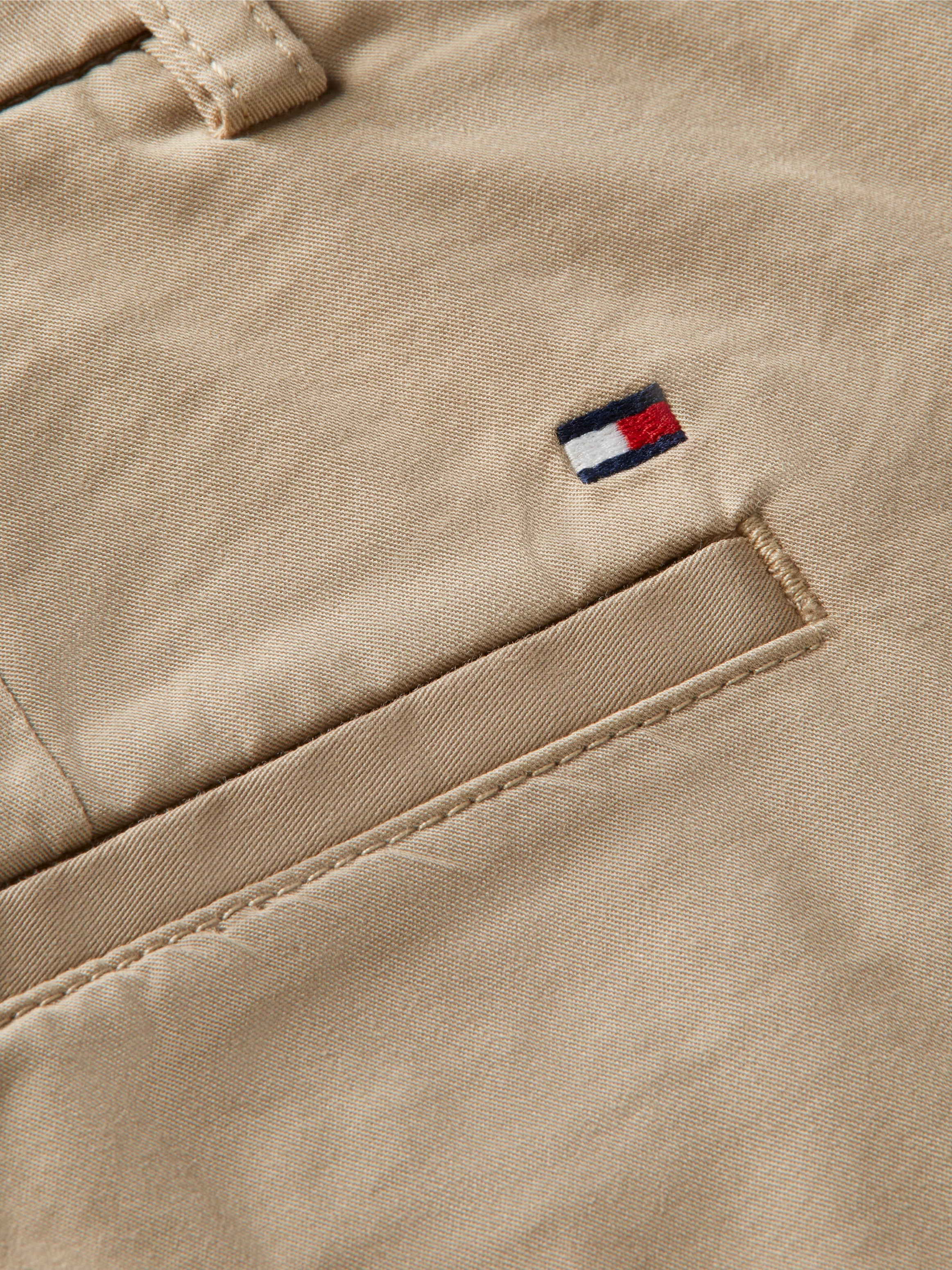 Tommy Hilfiger Chinohose »CO GMD SLIM STRAIGHT CHINO«  mit mittlerer Leibhöhe