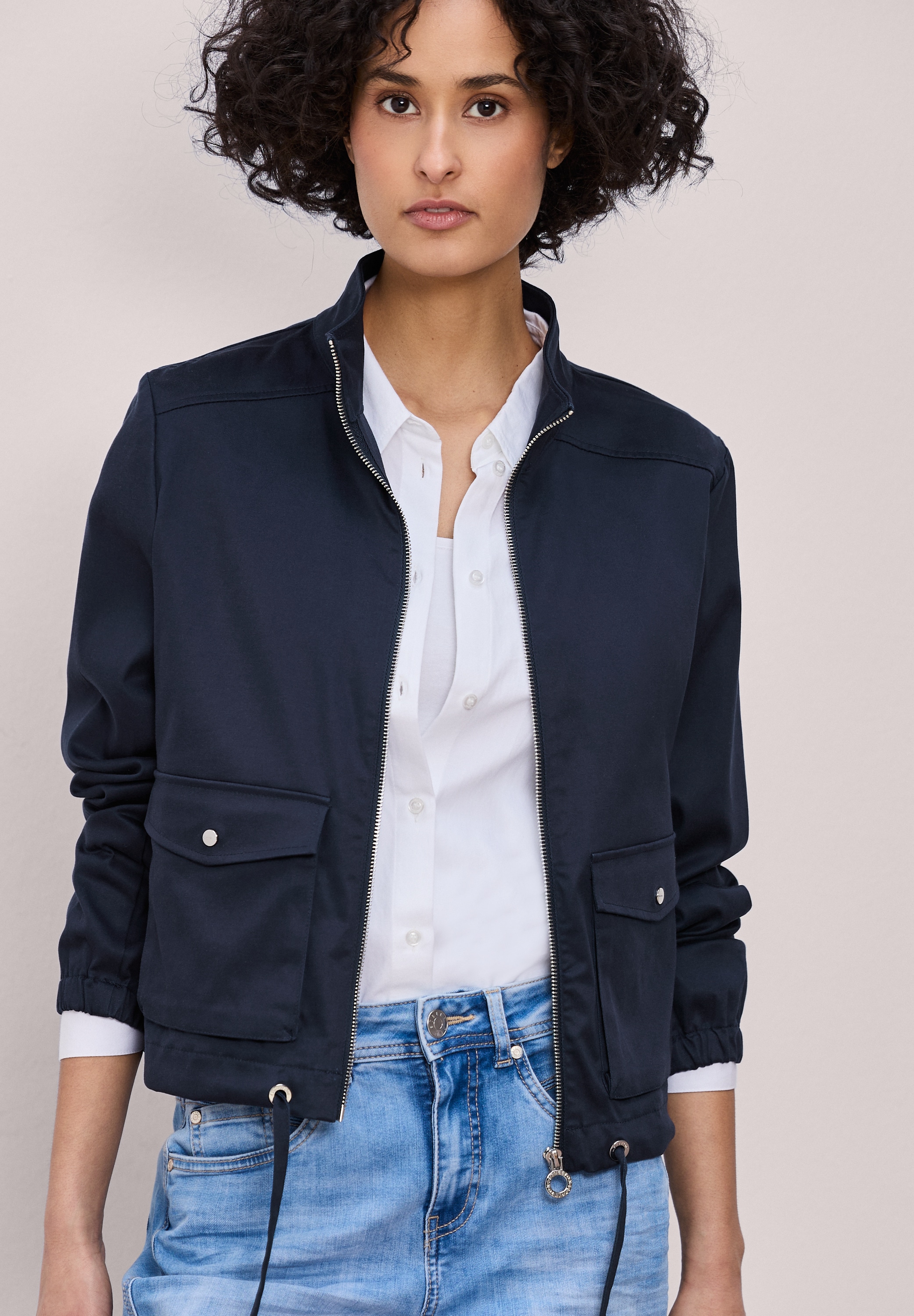 STREET ONE Softshelljacke ohne Kapuze mit Stehkragen günstig online kaufen