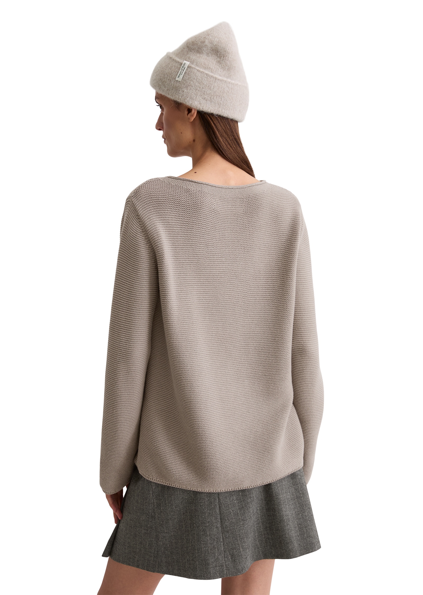 Marc O'Polo Rundhalspullover »aus Organic Cotton«