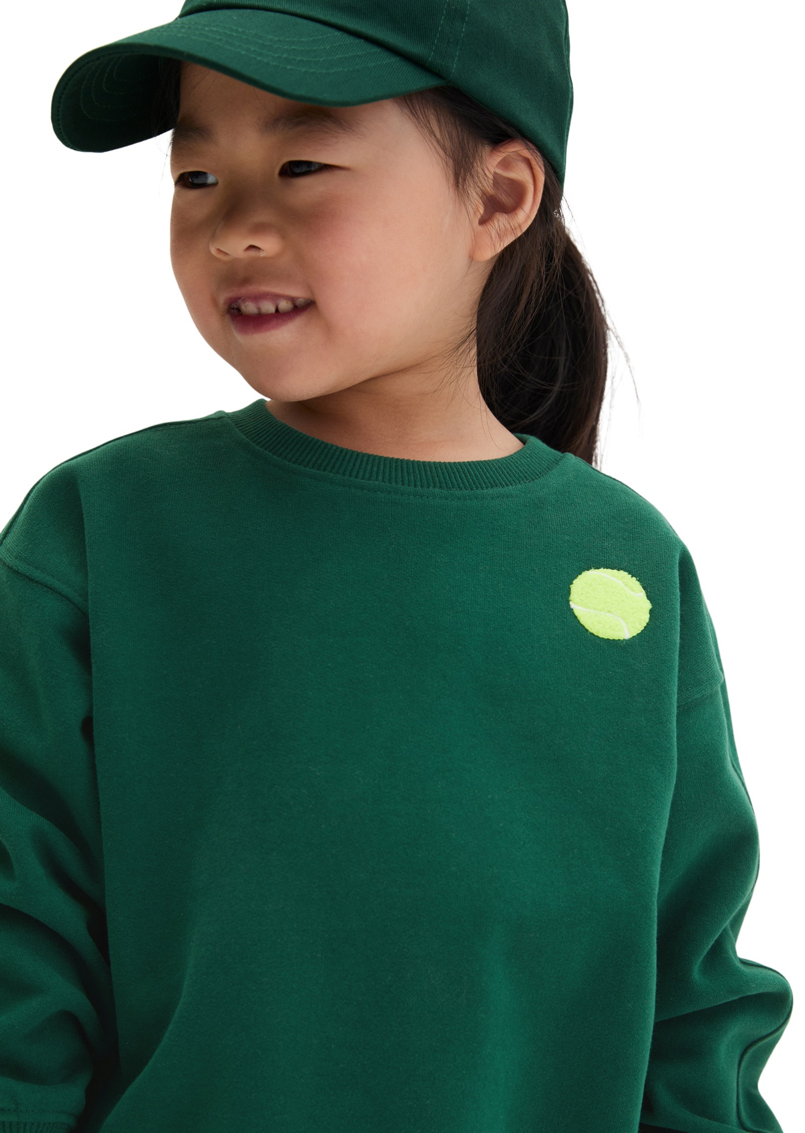 Marc O'Polo Sweatshirt »mit beidseitigen Tennisball-Highlights«
