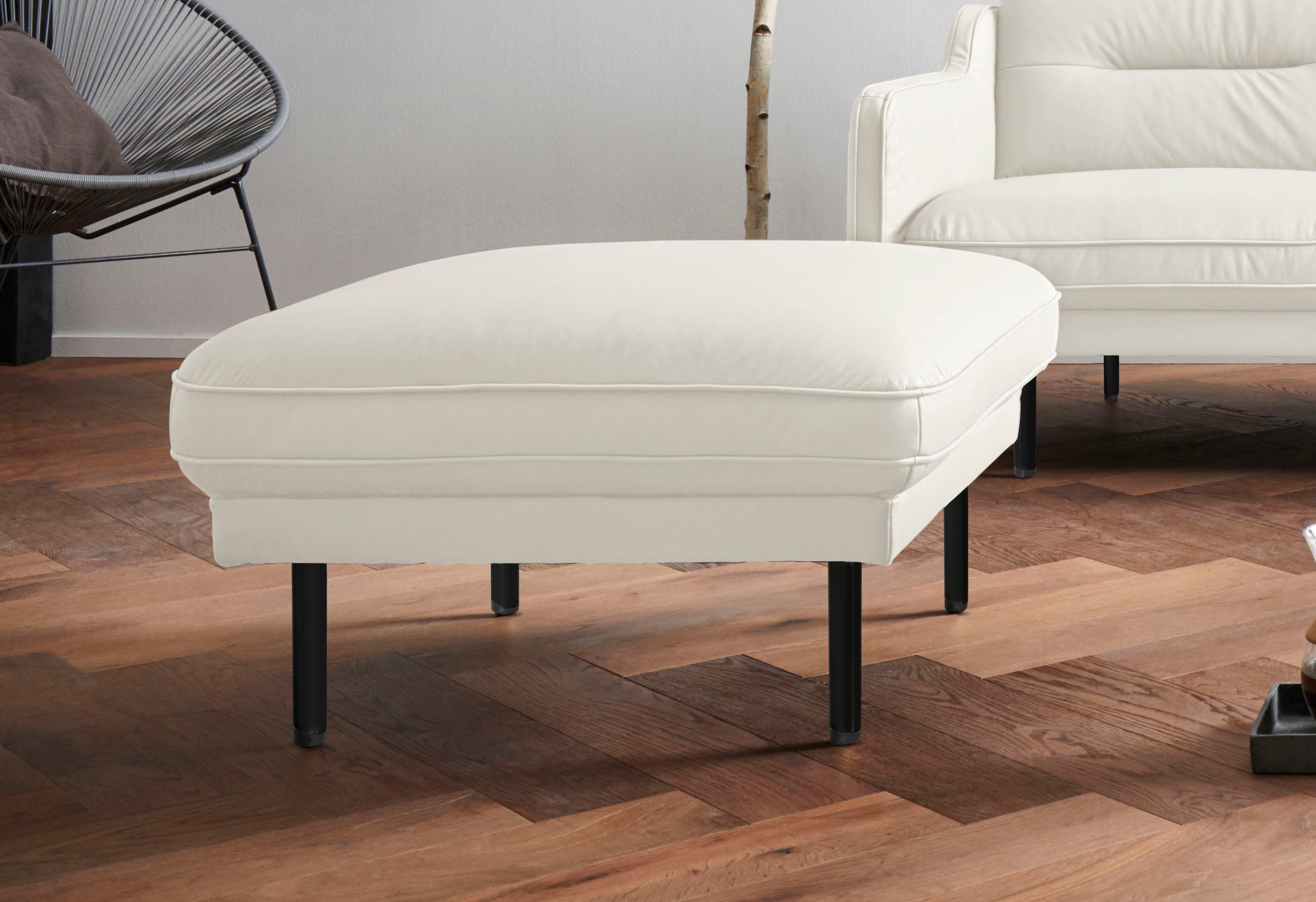 andas Hocker "Nordfyn", edles Design in 3 Bezugsqualitäten, Design by Morte günstig online kaufen