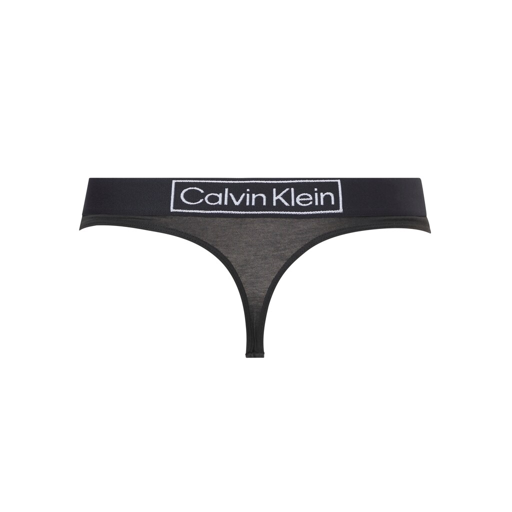 Marken Calvin Klein Calvin Klein String, mit Logoschriftzug am Bund schwarz
