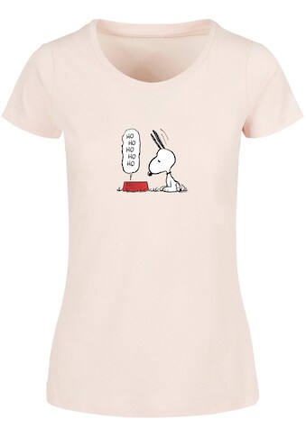 T-Shirt »Merchcode Damen Ladies Peanuts Hungry Snoopy Basic Tee«, (1 tlg.)