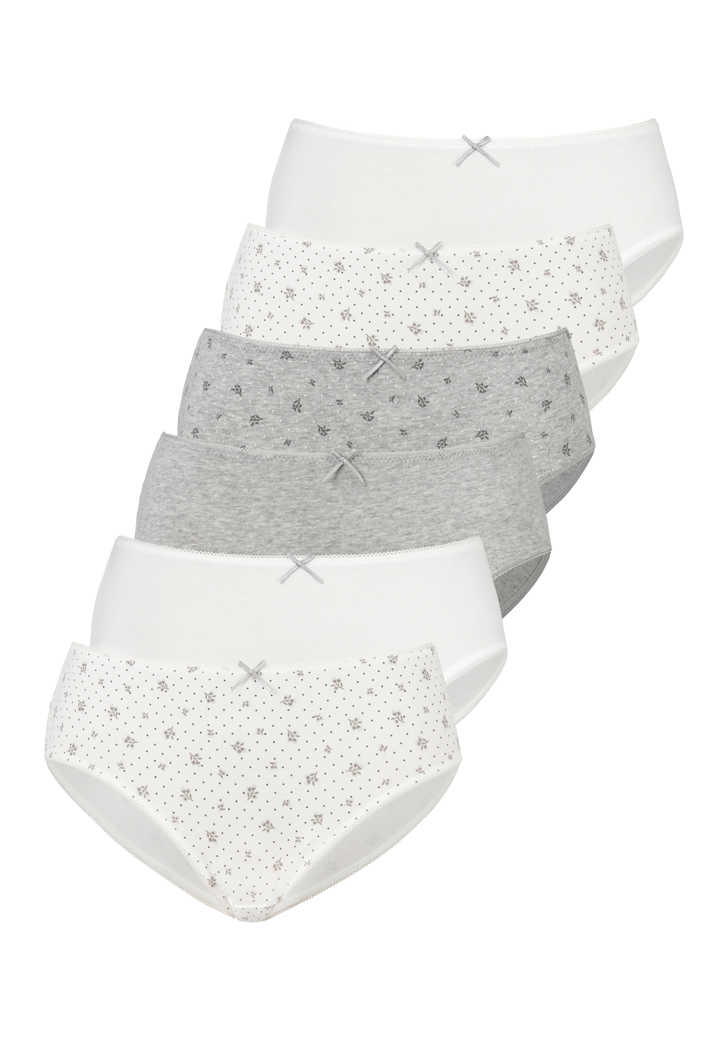 petite fleur by Lascana Jazz-Pants Slips 6er-Pack, aus elastischer Baumwolle