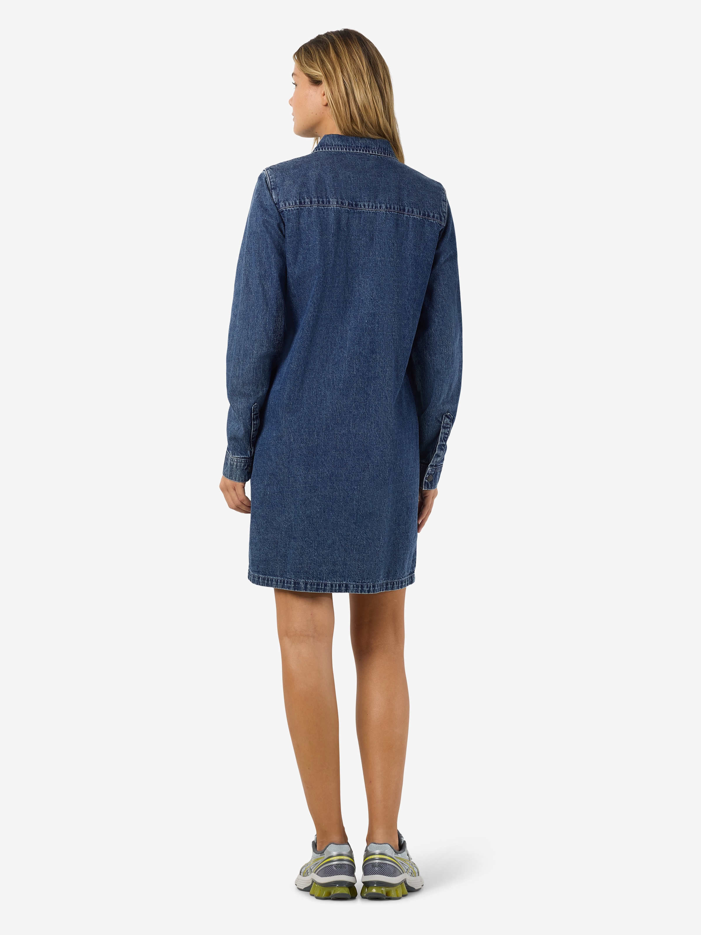 Noisy may Jeanskleid "NMNEW SIGNE L/S DENIM DRESS VI002MB LX" Brusttaschen günstig online kaufen