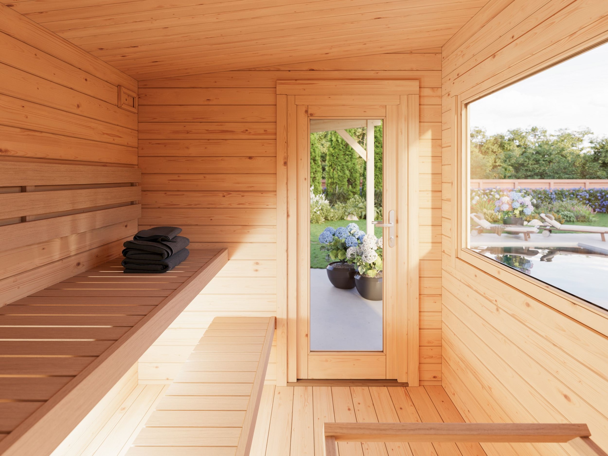 Palmako Sauna »Sanna 4,1+5,9 m²«