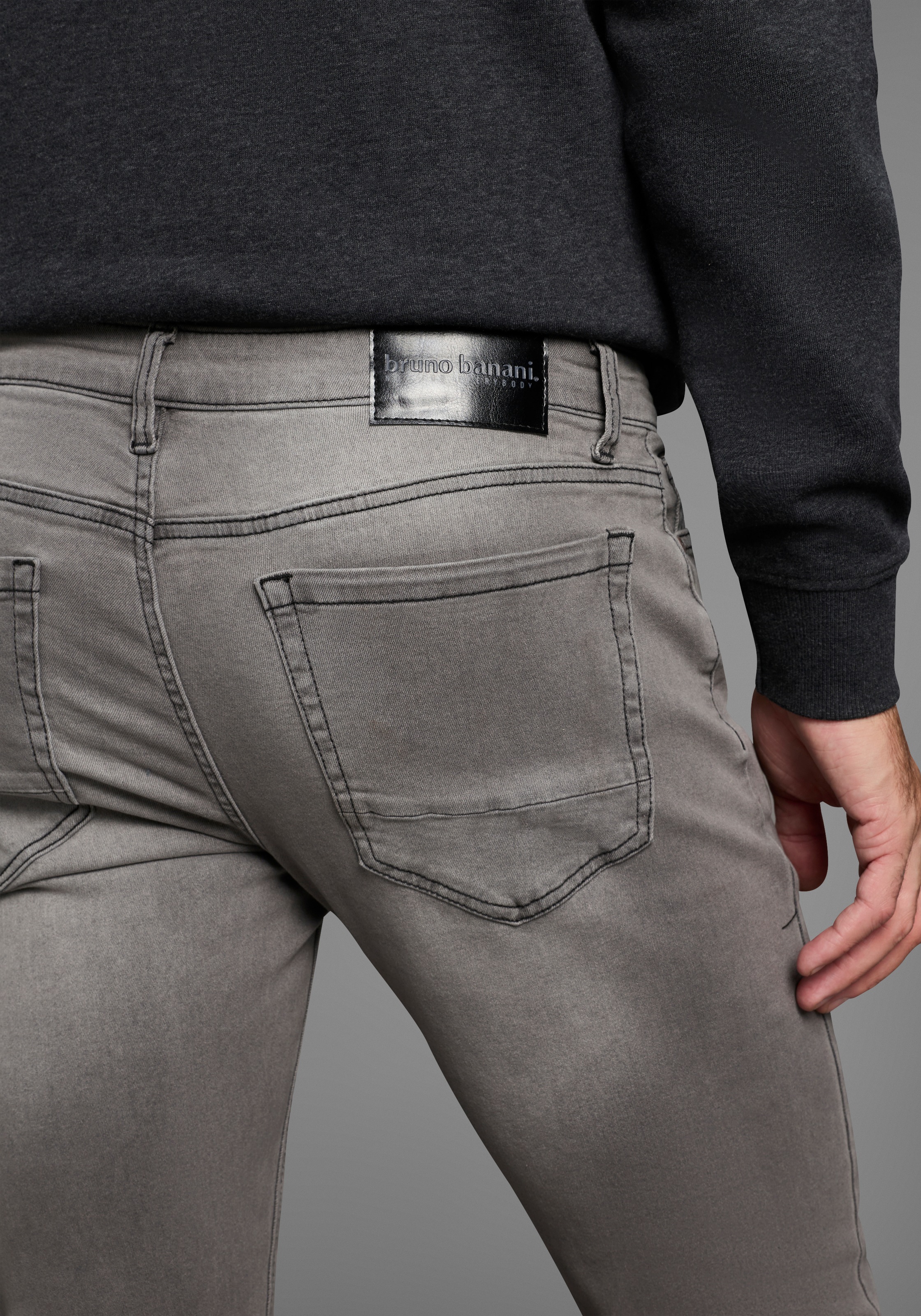 Thumbnail - Bruno Banani Straight-Jeans "Hutch" gerade geschnittenes Bein, niedrige Leibhöhe, reguläre Passform