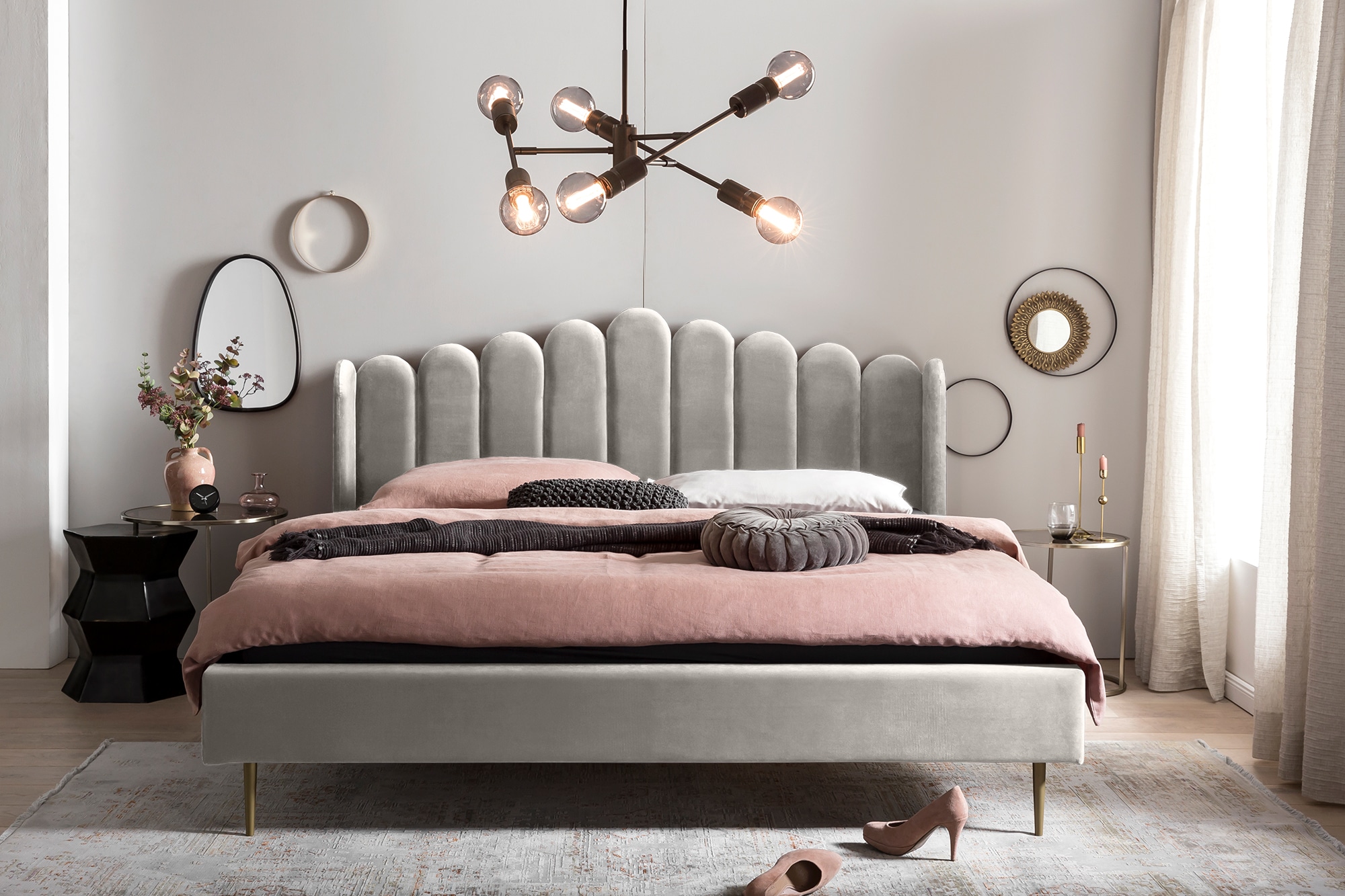 SalesFever Polsterbett "Komfortables Bett für erholsamen Schlaf" Eleganz tr günstig online kaufen