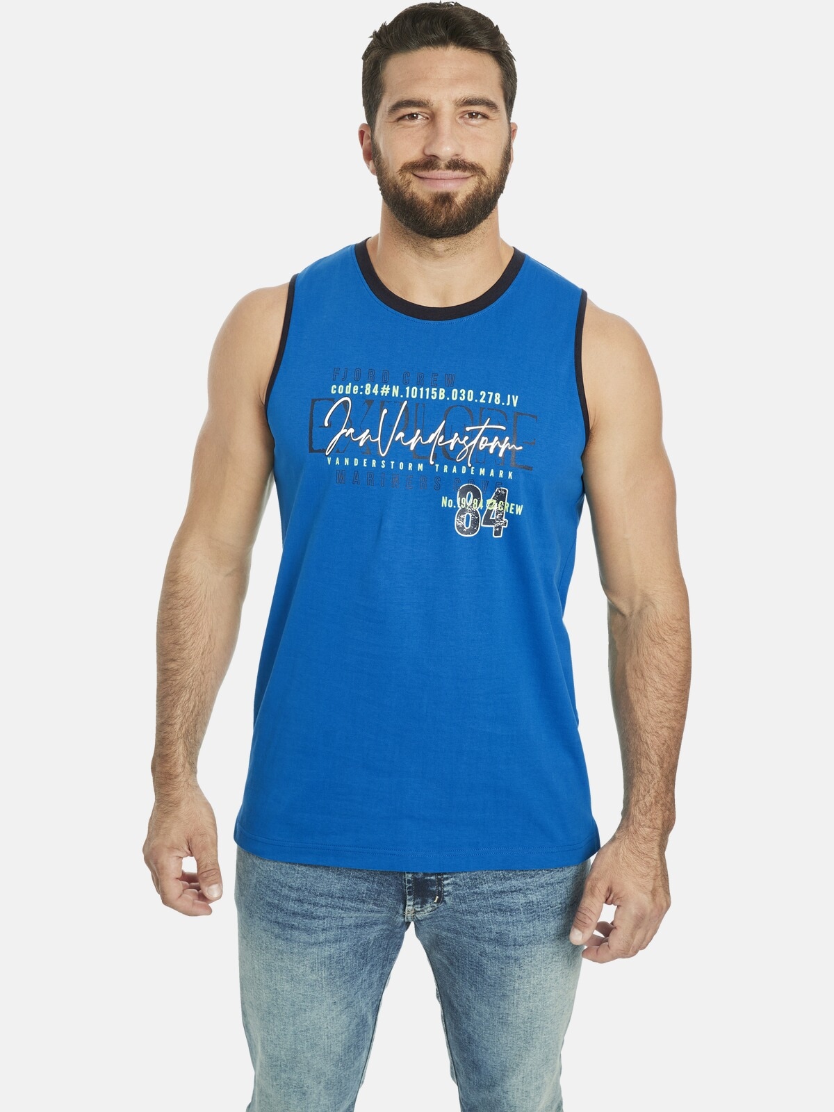 Jan Vanderstorm Tanktop "Tanktop FRODEWIN", (1 tlg.), mit sportiven Brustpr günstig online kaufen