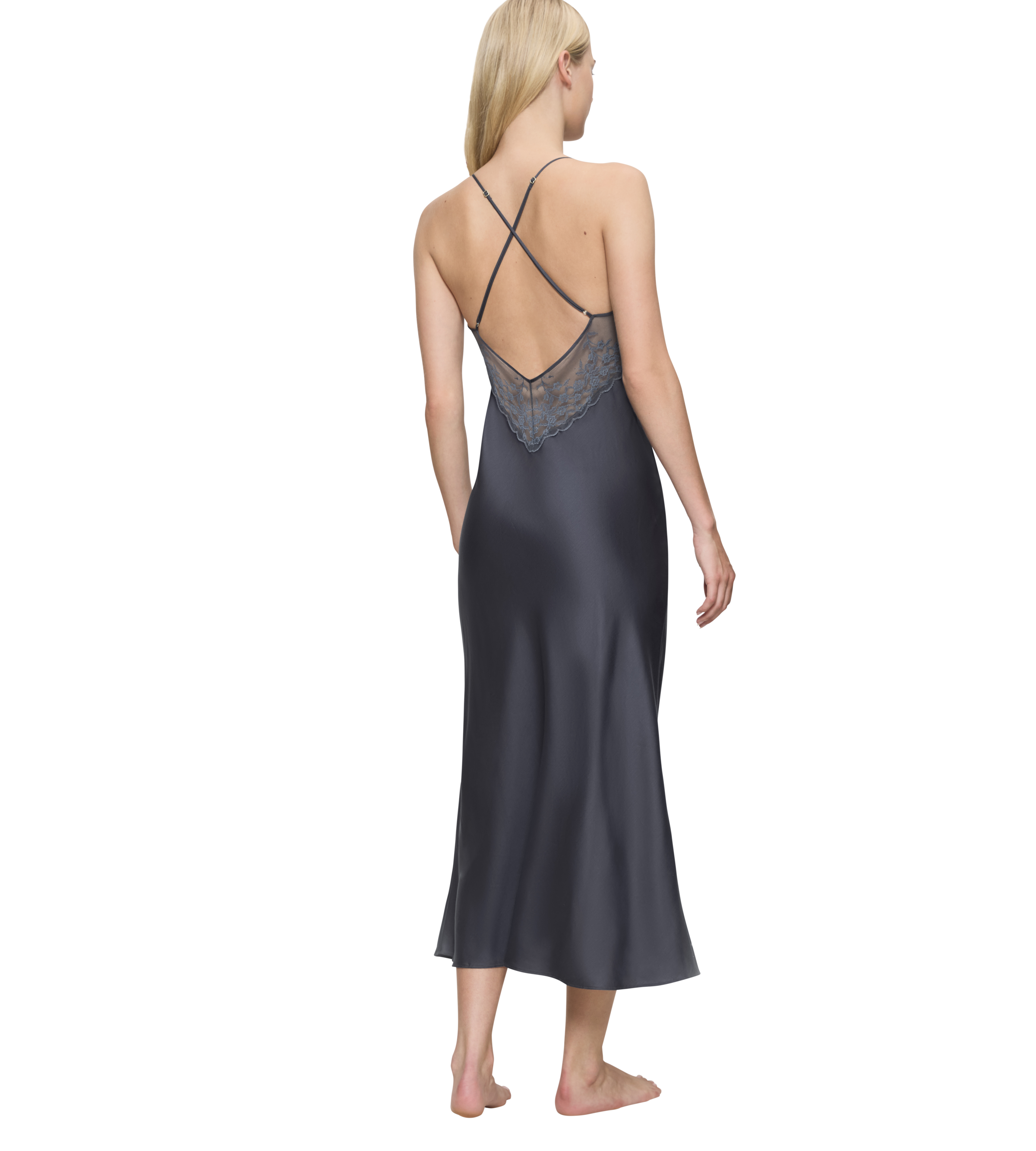 Triumph Nachthemd »Silky Sensuality NDW Lace«, mit Spitzeneinsätzen