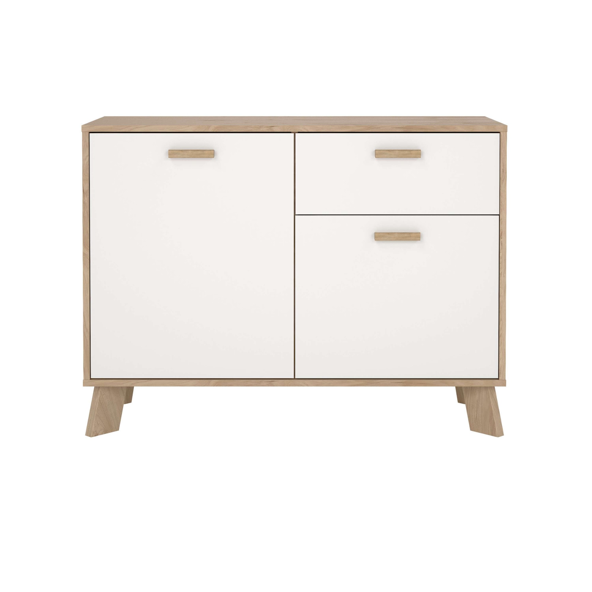 andas Sideboard »Ikast, Stauraum, Schubladenschrank, Aufbewahrung«, 2 Türen und 1 Schublade, Breite 99 cm, Höhe 73 cm